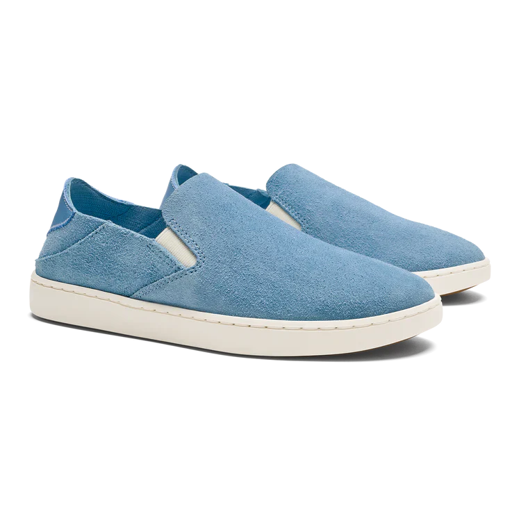 OluKai Womens Pehuea Luxe Suede Slip-On Shoes - Image 3
