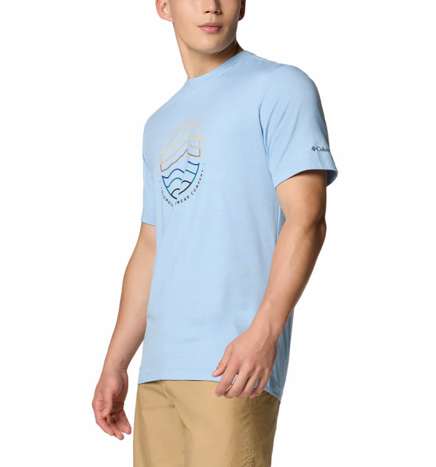 Columbia Mens Kwick Hike Graphic Short Sleeve T-Shirt - Image 3