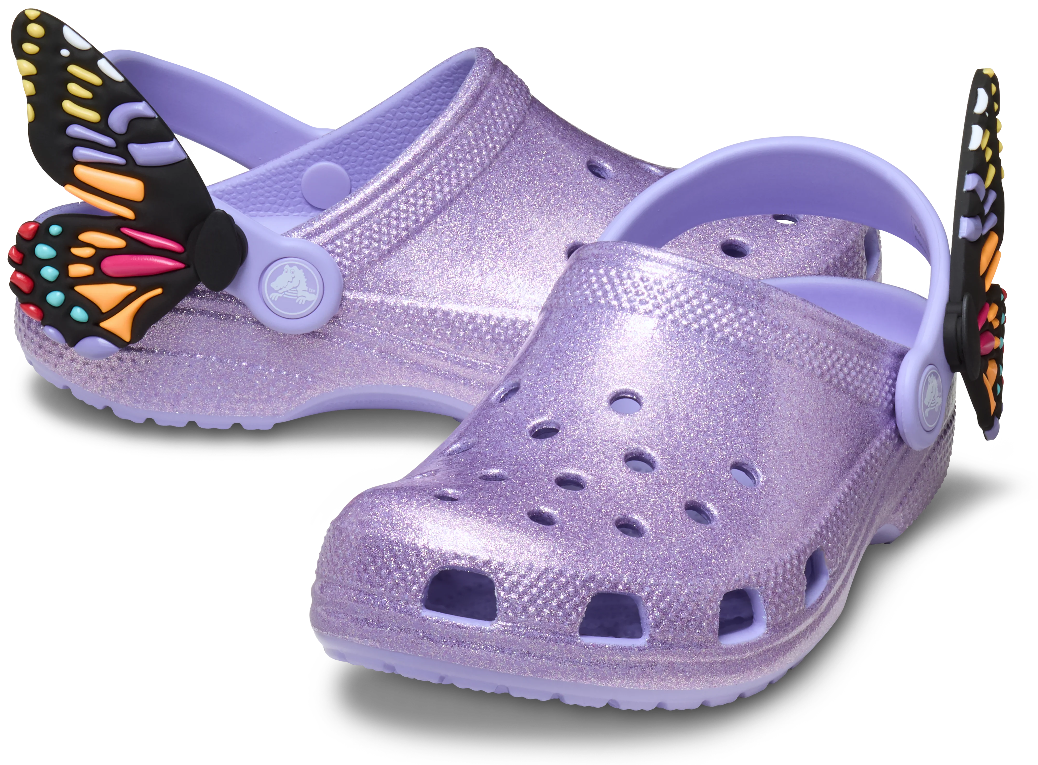 Crocs Toddler Classic Butterfly Clogs - Image 3