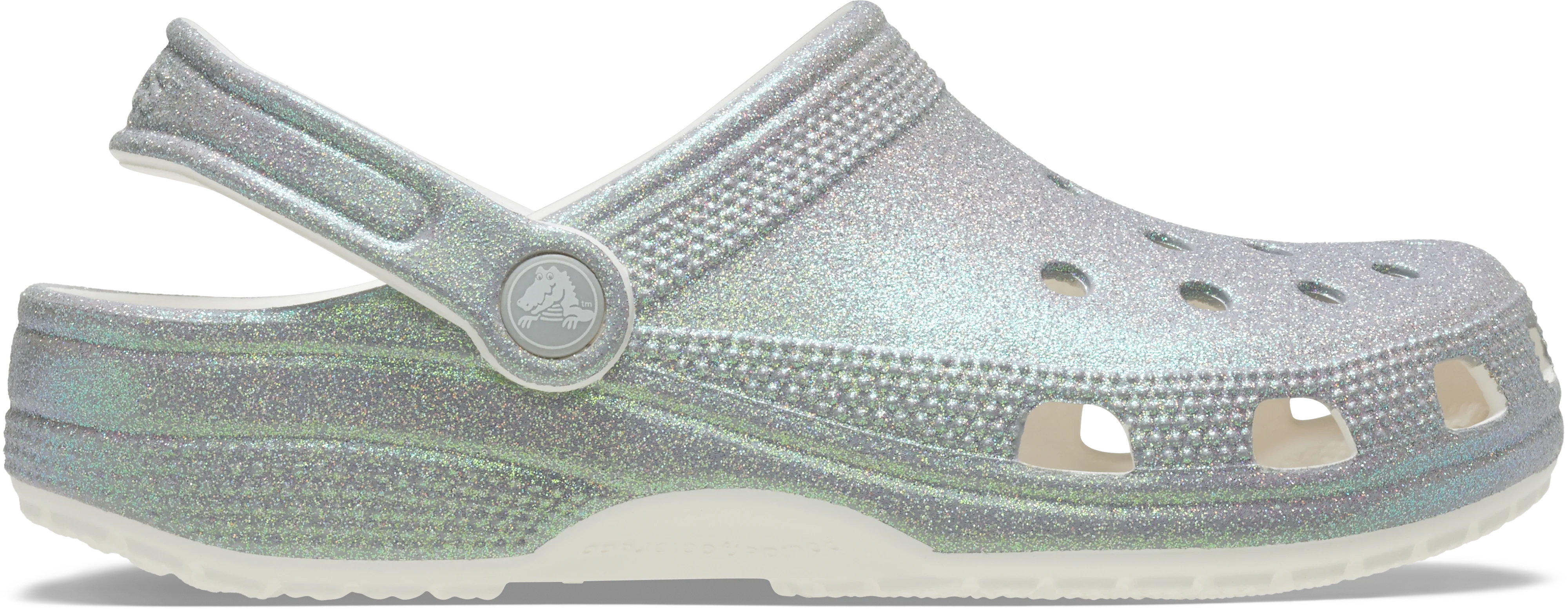 Crocs Classic Iridescent Glitter Clogs