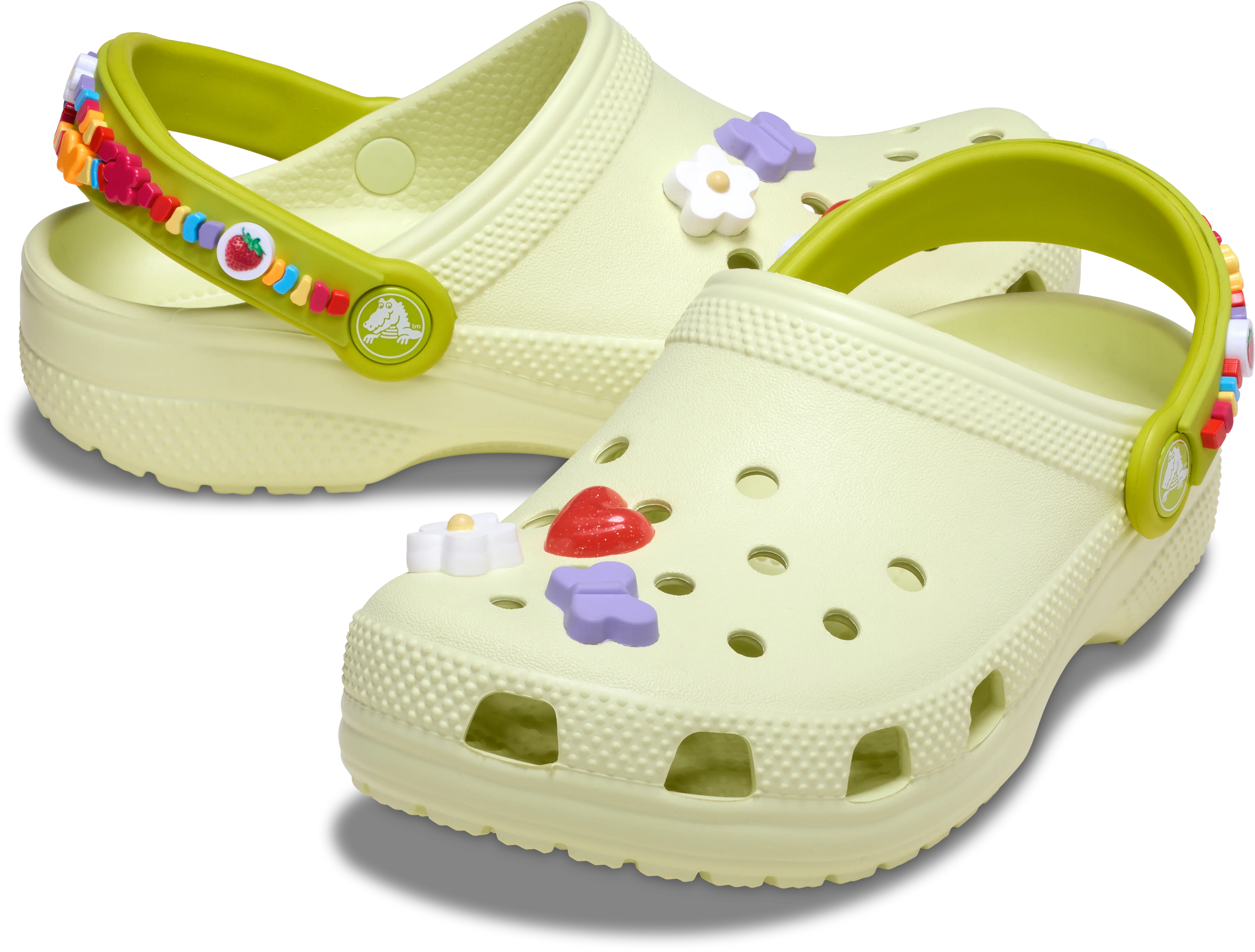 Crocs Kids Classic Friendship Bracelet Clogs - Image 3