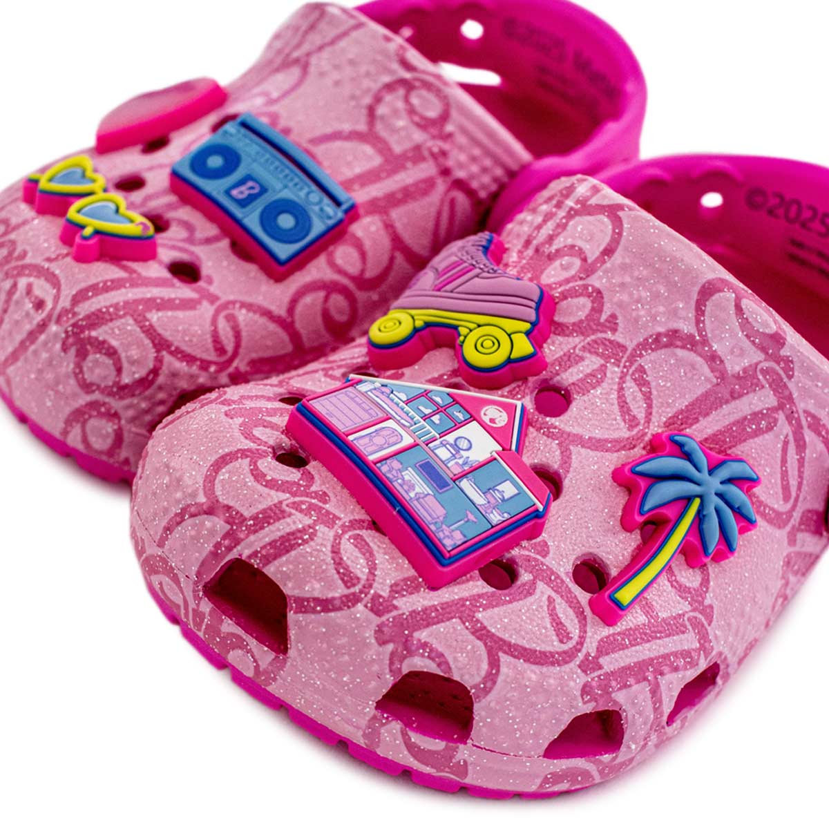 Crocs Toddler Mattel Barbie Classic Clogs - Image 3