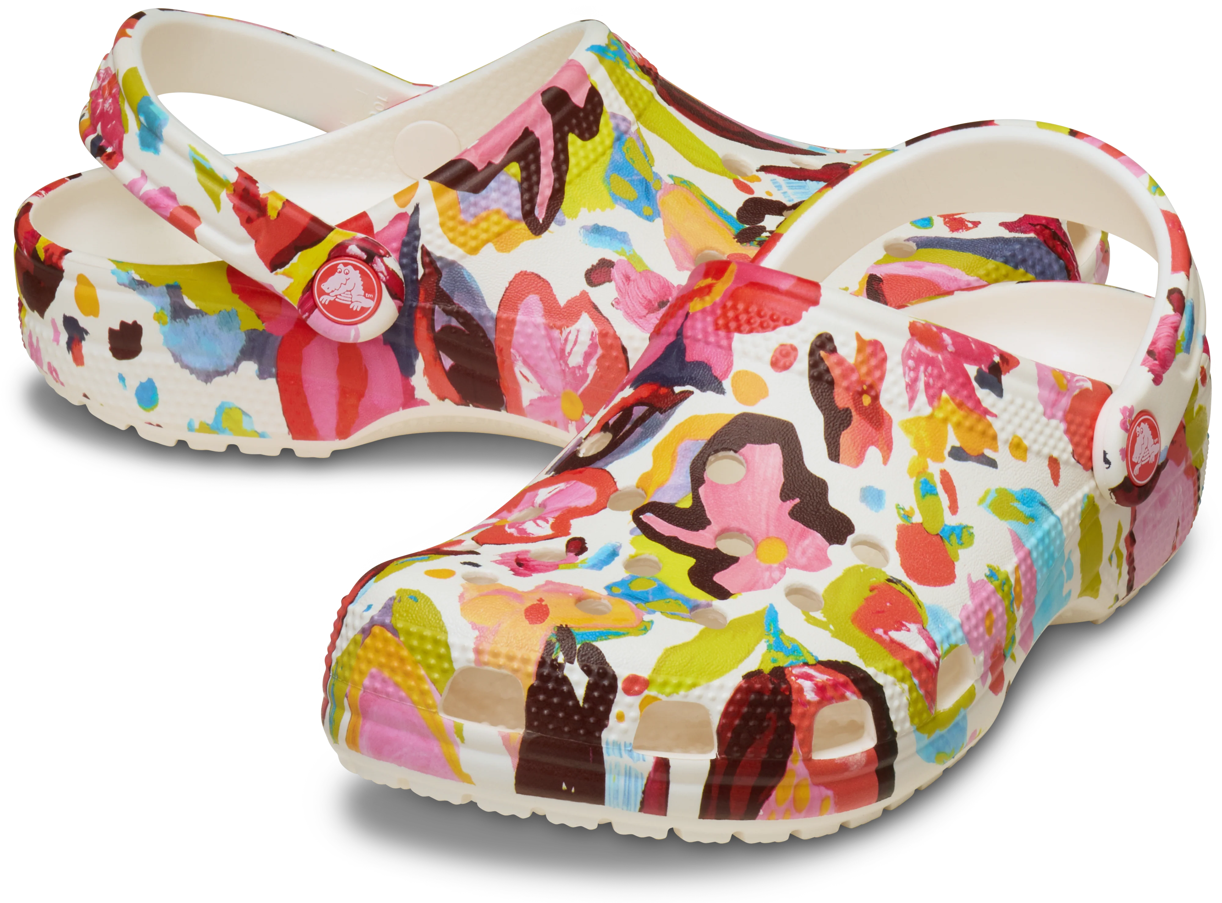 Crocs Womens Classic Graphic Clogs - Image 4