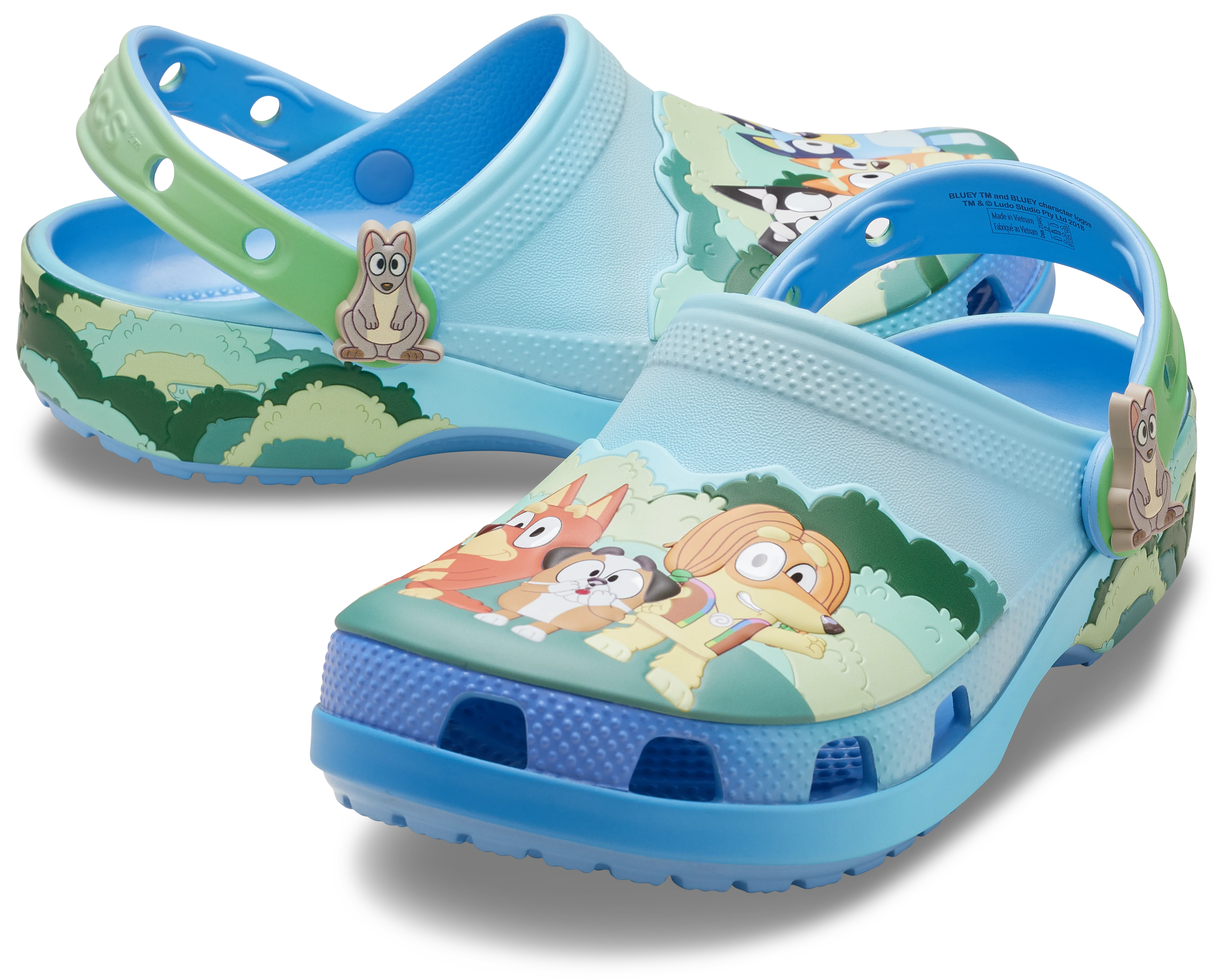 Crocs Toddler Bluey Best Buddies Classic Clogs - Image 4