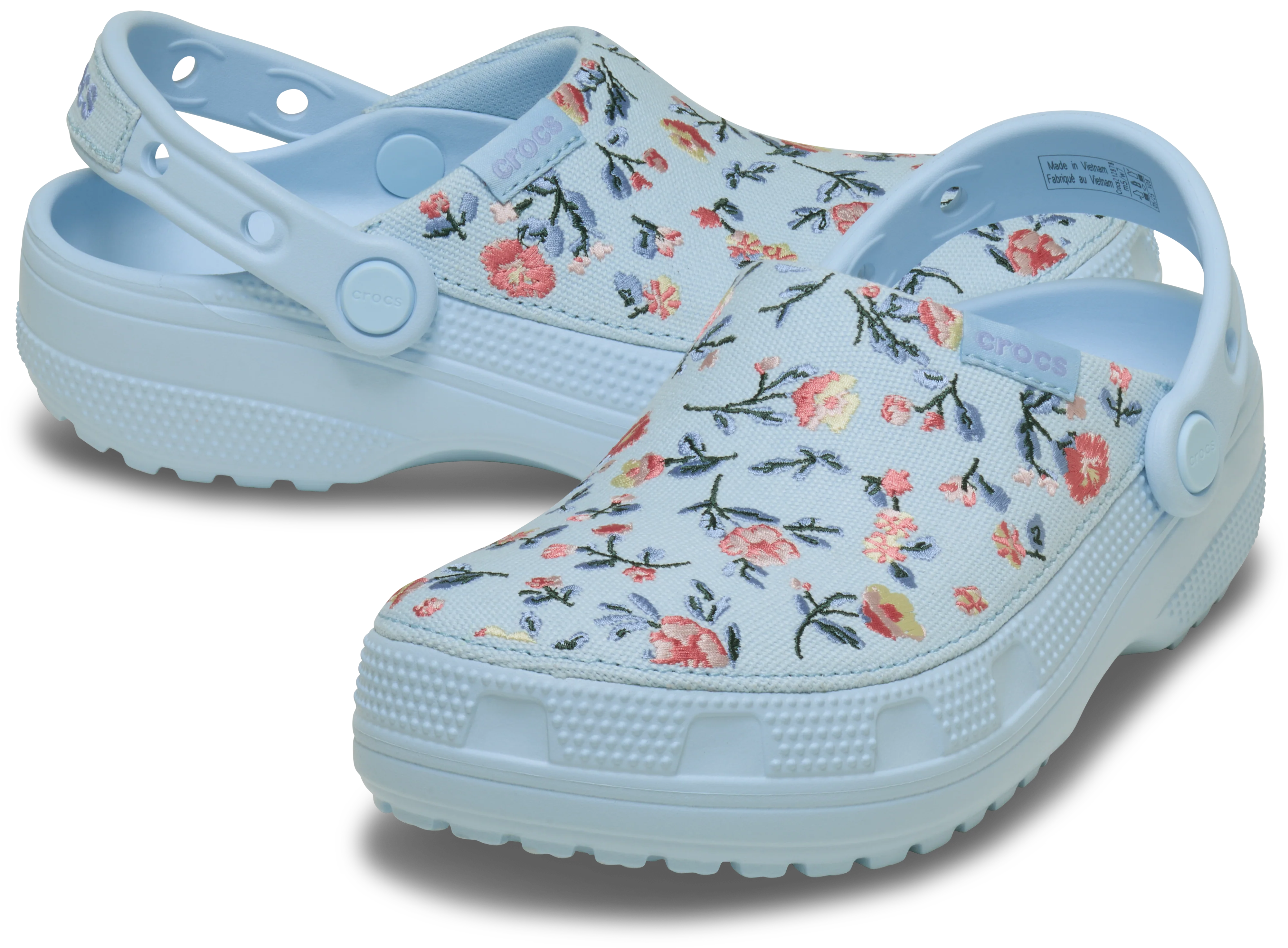 Crocs Classic Crafted Floral Clogs - Image 4