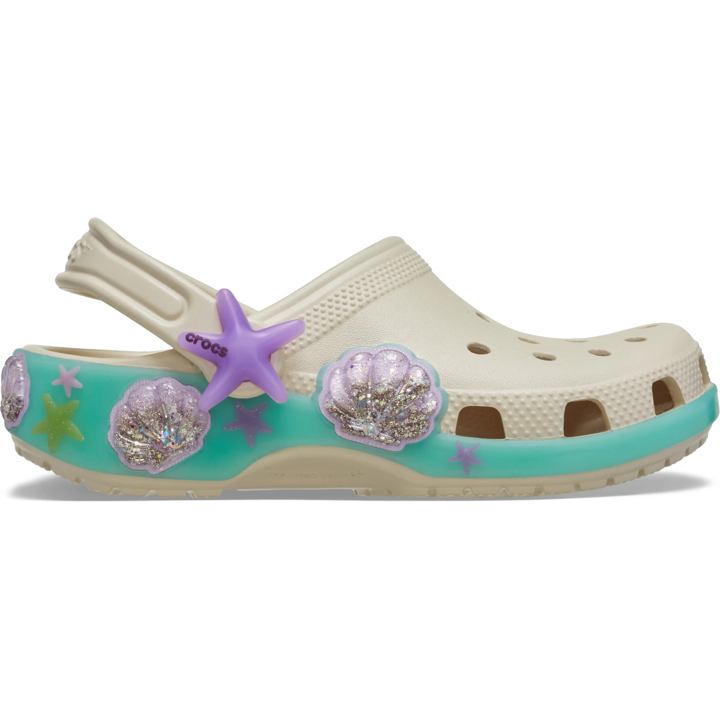 Crocs Toddler Classic Sea Sparkle Shaker Clogs