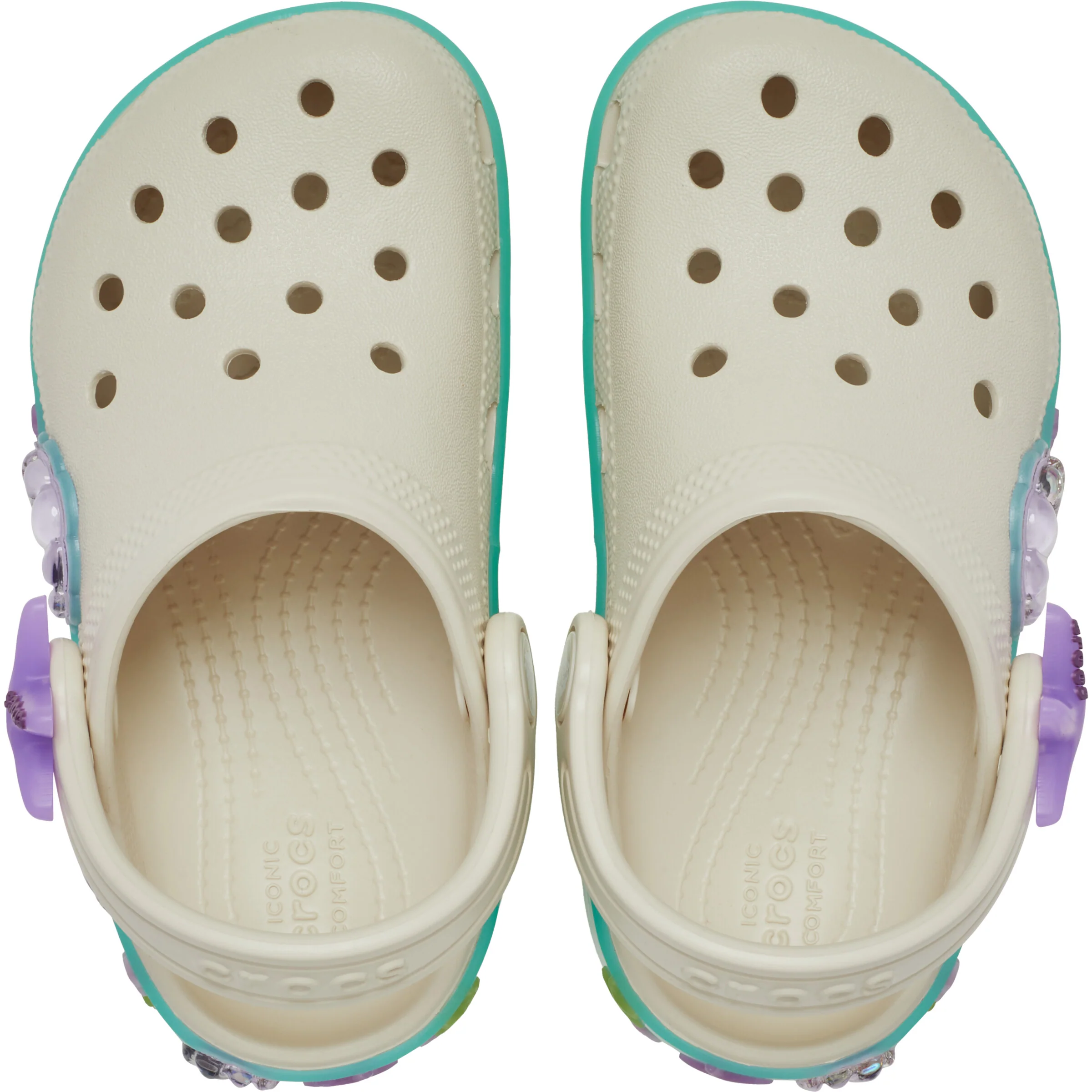 Crocs Toddler Classic Sea Sparkle Shaker Clogs - Image 3