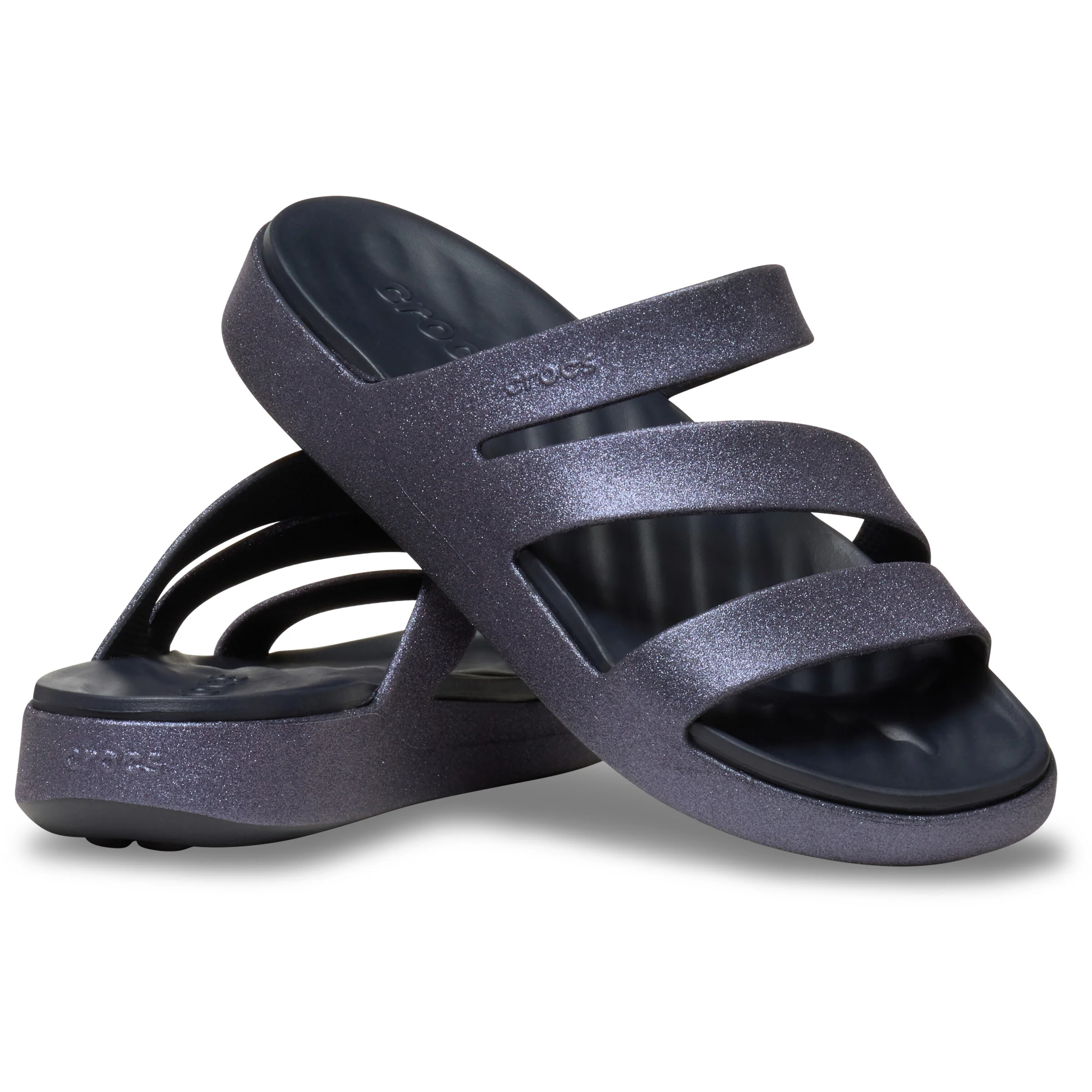 Crocs Womens Getaway Glimmer Strappy Sandals - Image 4