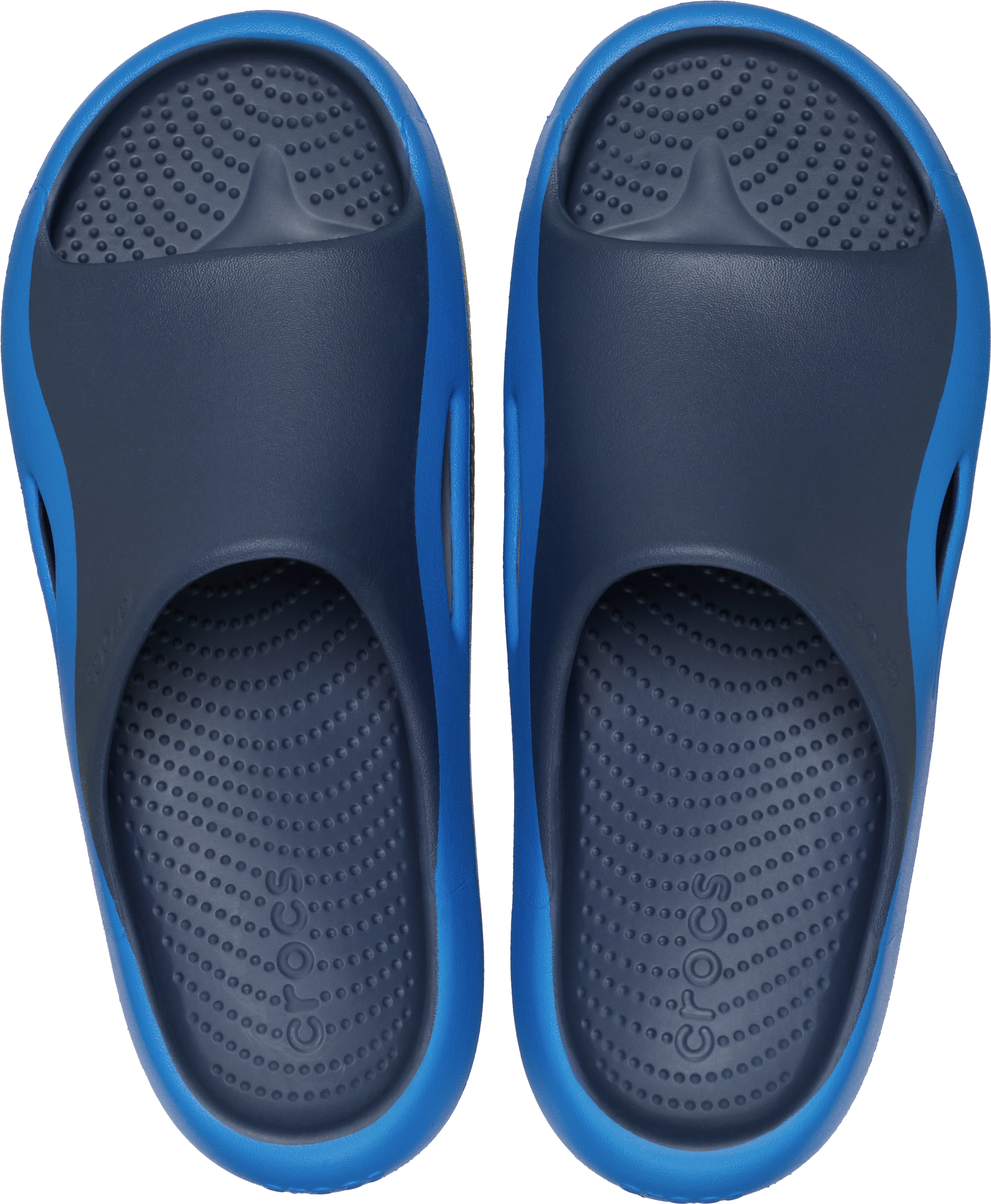 Crocs Mellow Striped Recovery Slide Sandals - Image 4