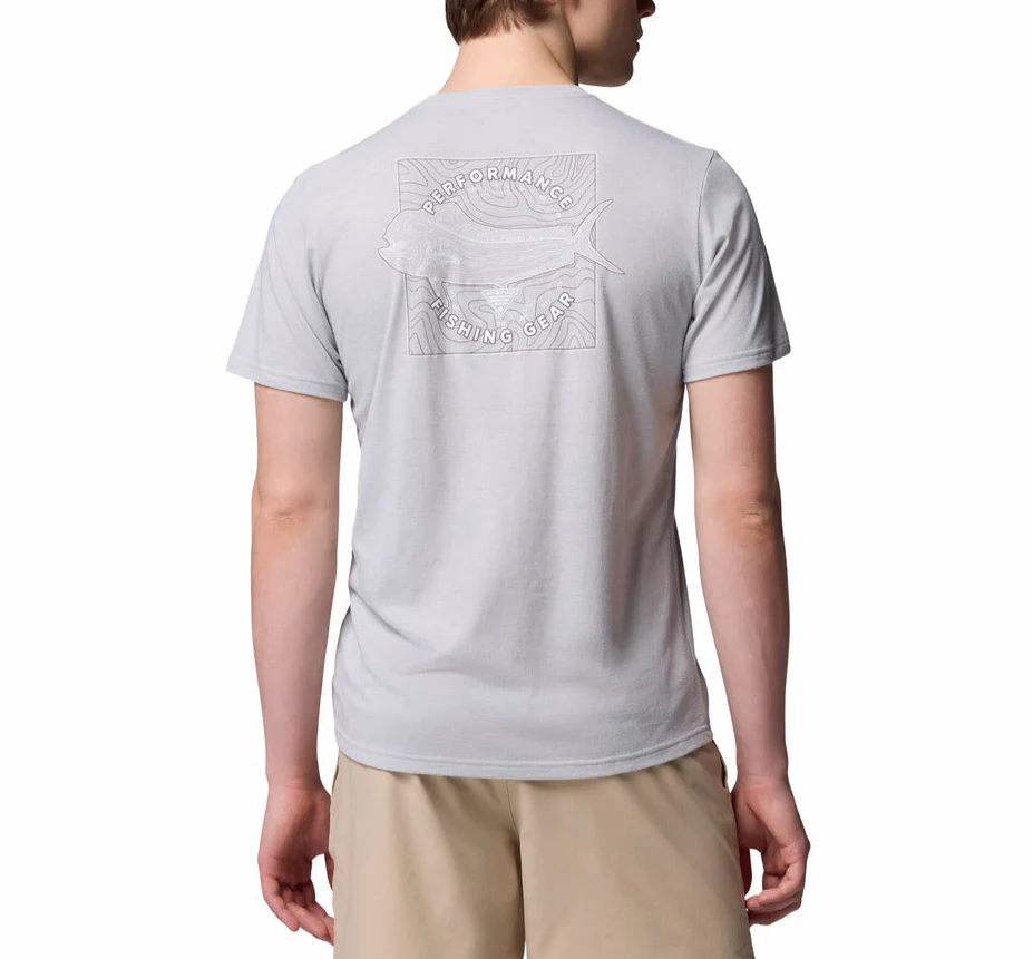 Columbia Mens PFG Diamond Fly Short Sleeve T-Shirt - Image 3