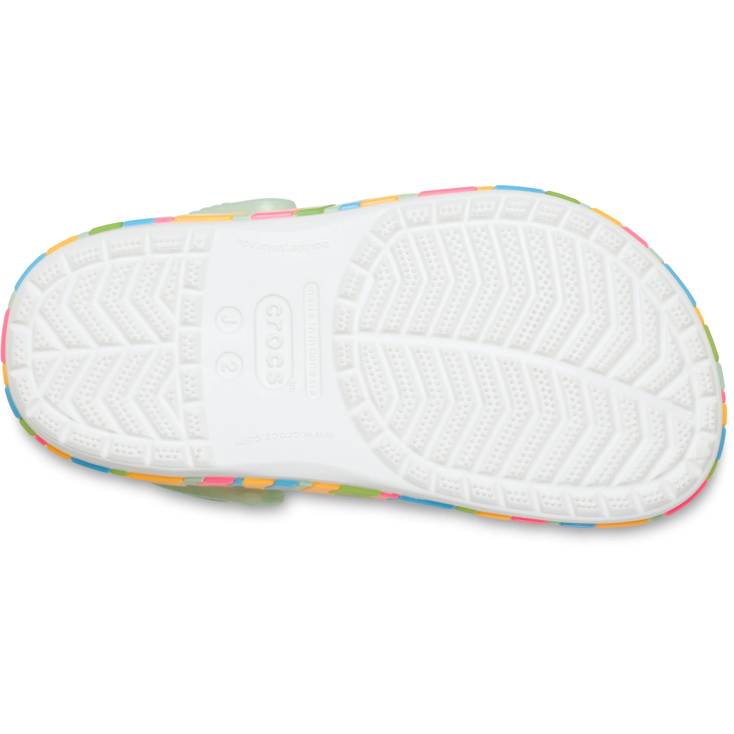 Crocs Kids Crocband Chevron Band Clogs - Image 6