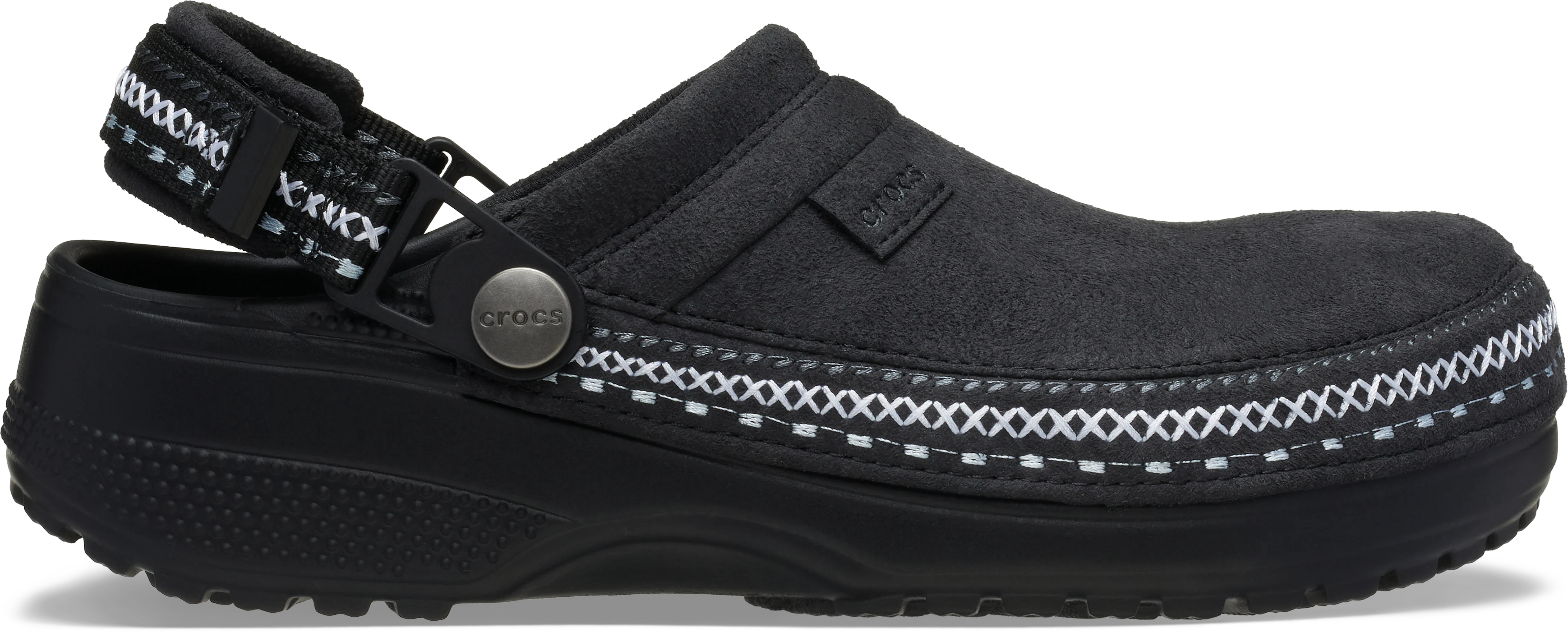 Crocs Classic Crafted Suede Stitch Clogs
