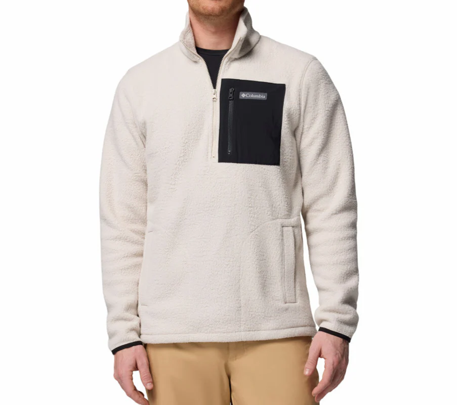 Columbia Mens Jasper Ridge Pebbled Fleece Half Zip Jacket - Image 2