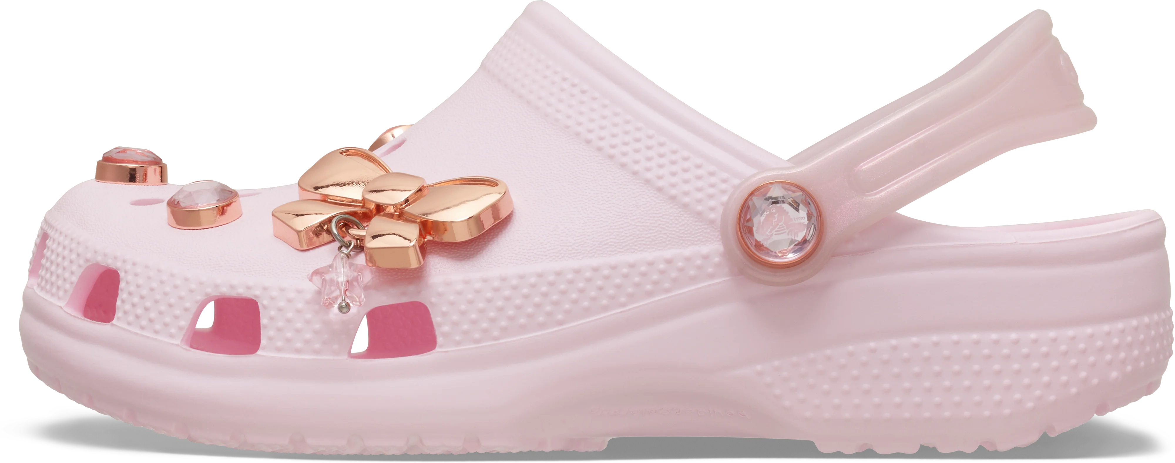 Crocs Toddler Bling Bow Clogs - Image 2