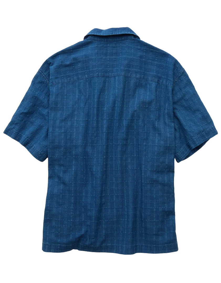 American Eagle Mens AE Relaxed Fit Camp Collar Short Sleeve Shirt - Image 2