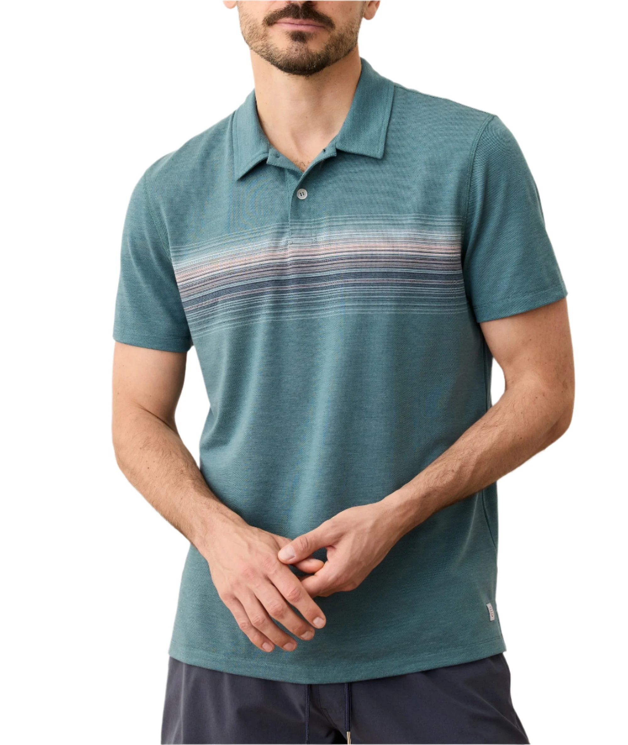 Marine Layer Mens Air Short Sleeve Polo - Image 2