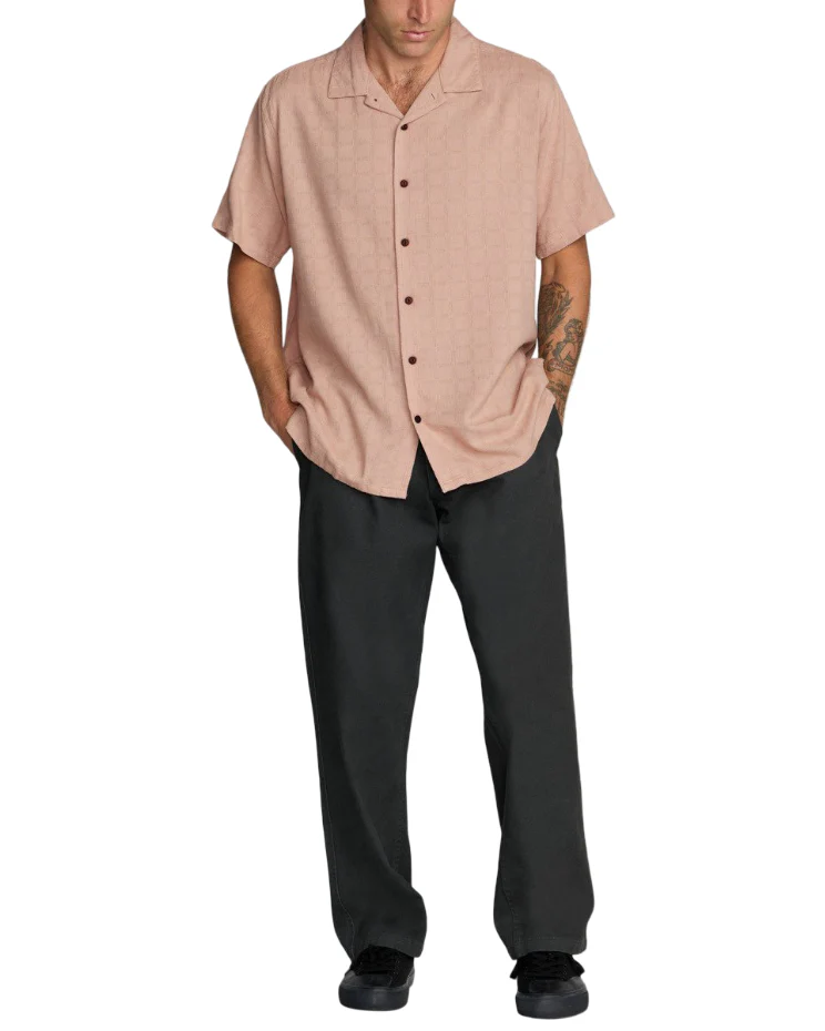 RVCA Mens Vacancy Short Sleeve Shirt - Image 3