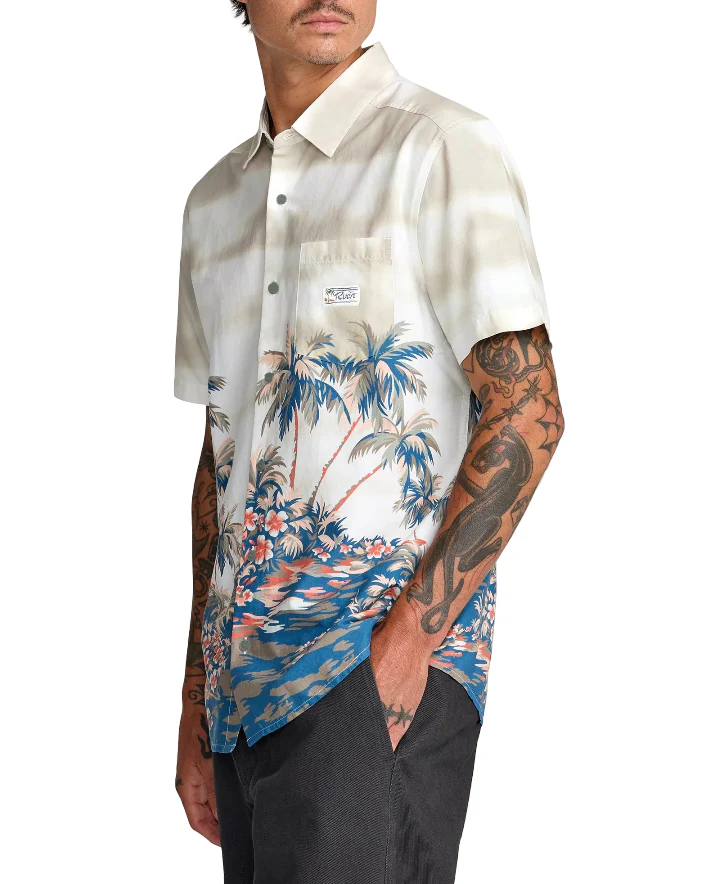 RVCA Mens Peninsula Short Sleeve Shirt - Image 5