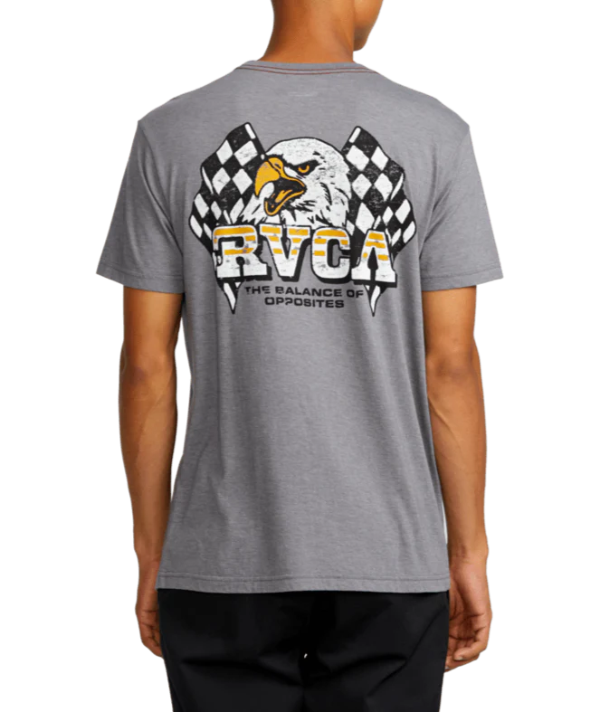 RVCA Mens Speed Eagle Short Sleeve T-Shirt - Image 3