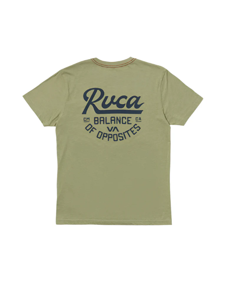 RVCA Mens Script Sealed Short Sleeve T-Shirt - Image 3