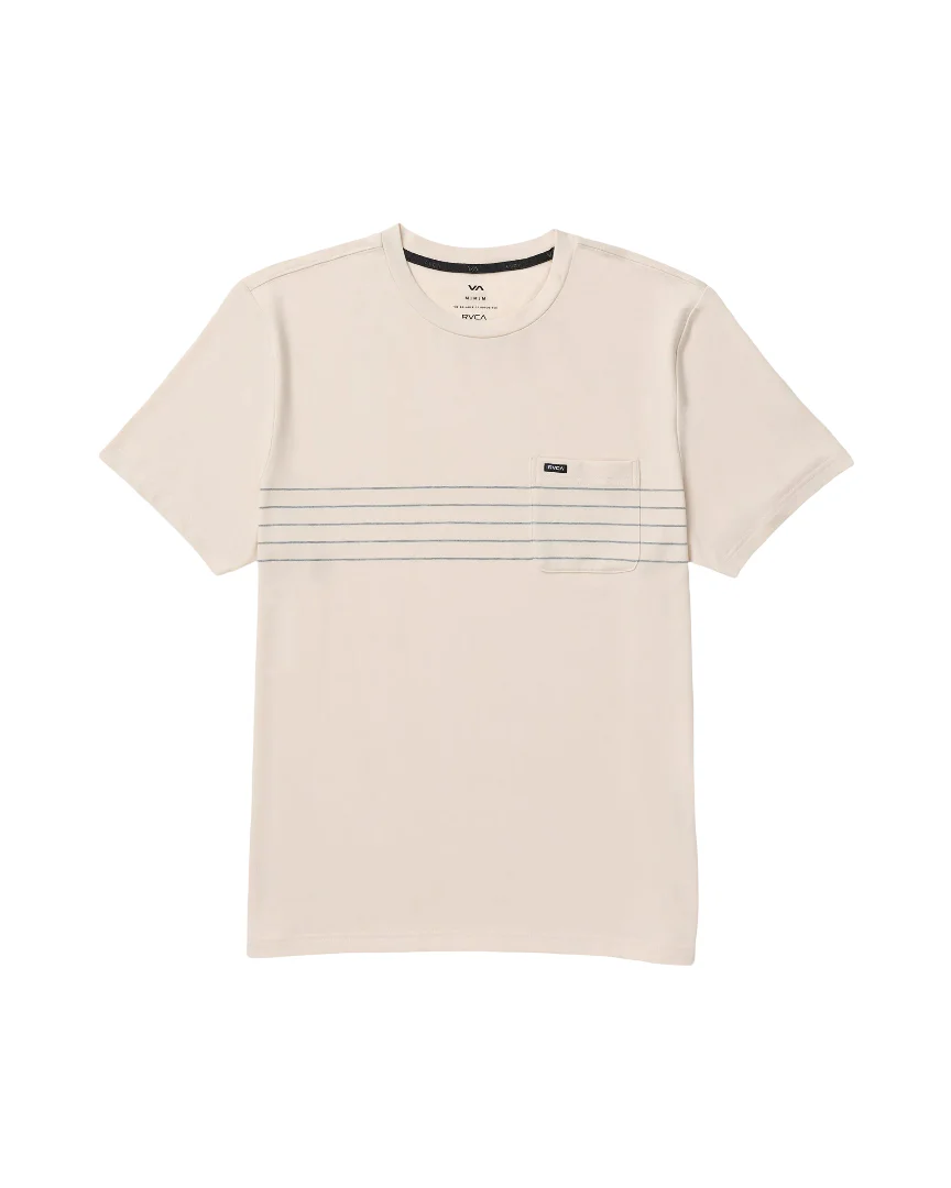 RVCA Mens Balance Pocket Stripe Short Sleeve T-Shirt - Image 2