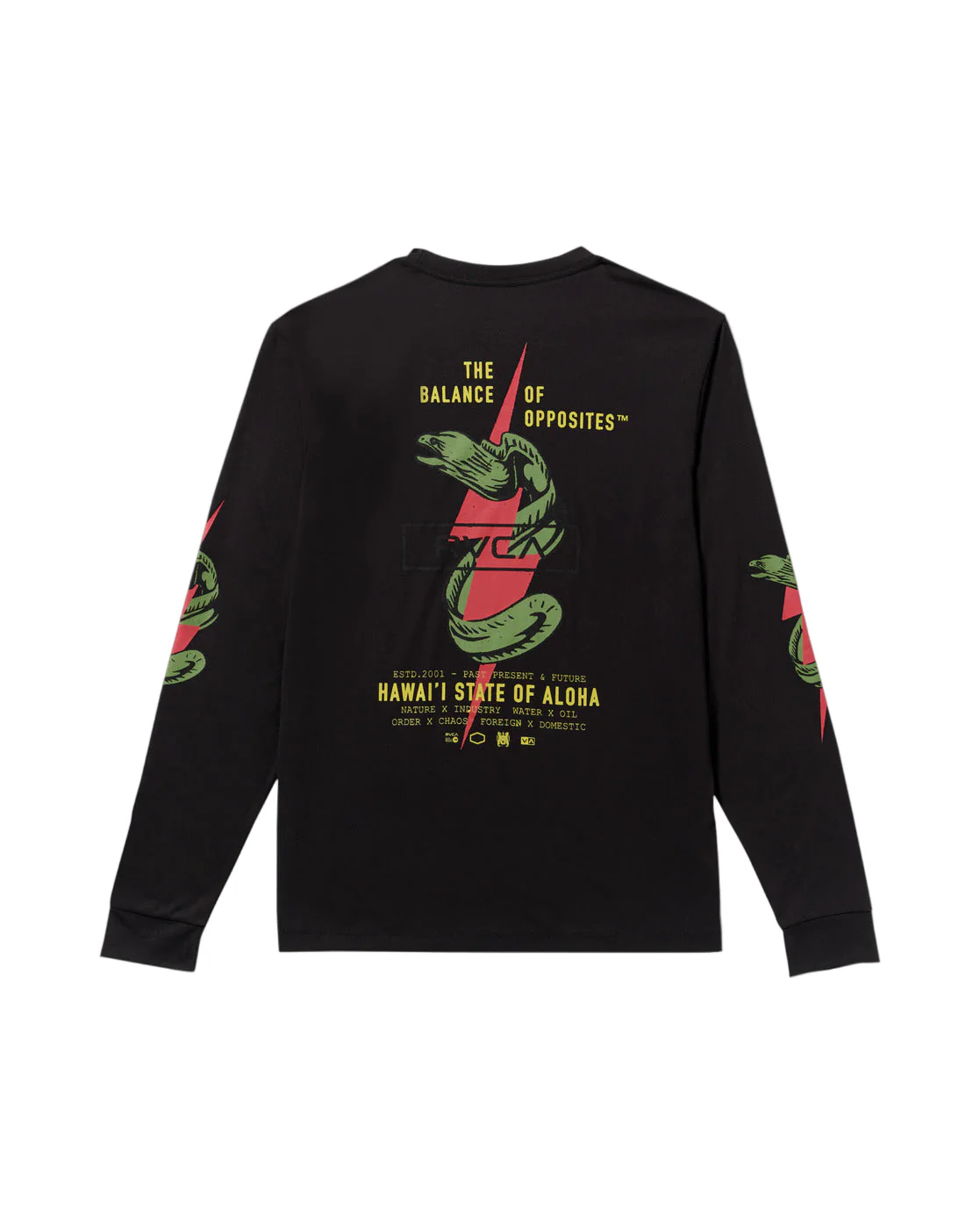 RVCA Mens Shock Squad Long Sleeve T-Shirt - Image 2