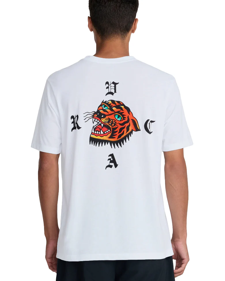RVCA Mens Kaleb Tiger Short Sleeve T-Shirt - Image 4
