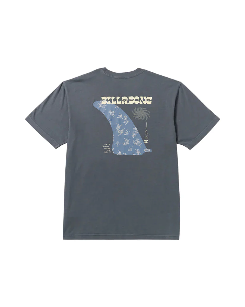 Billabong Mens Single Fin Premium Wave Wash Short Sleeve T-Shirt