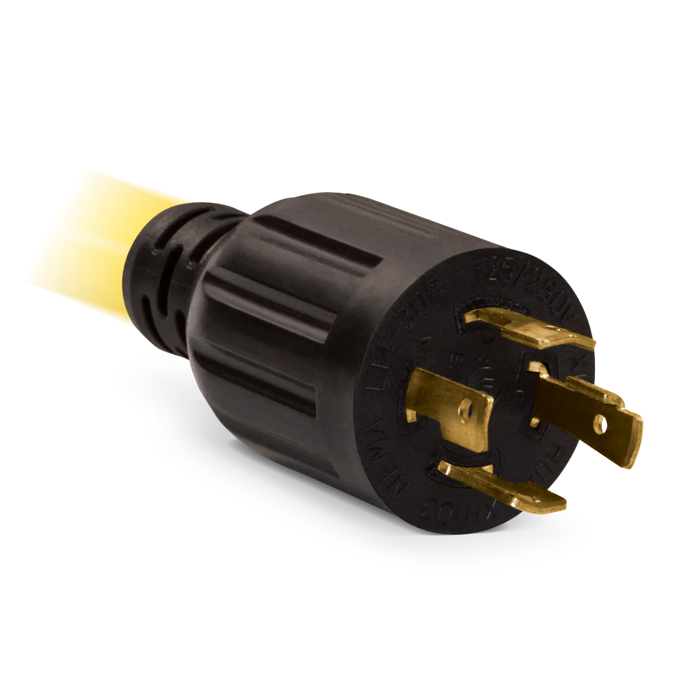 Champion Power Equipment 25-Foot 30-Amp 125/250-Volt Fan-Style Generator Extension Cord (L14-30P to four 5-20R) - Image 3