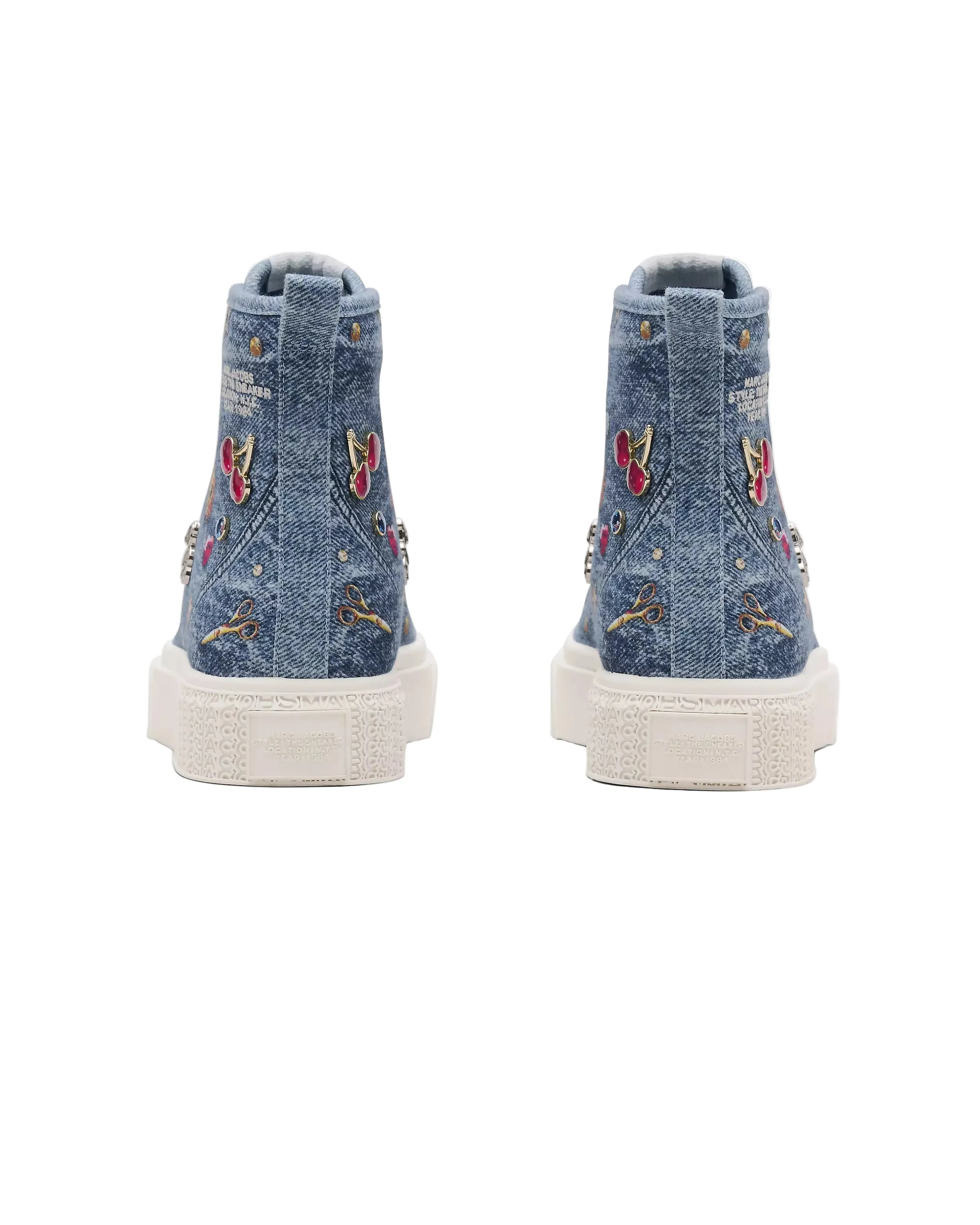 Marc Jacobs Womens The Trinket Charm High Top Sneakers - Image 4