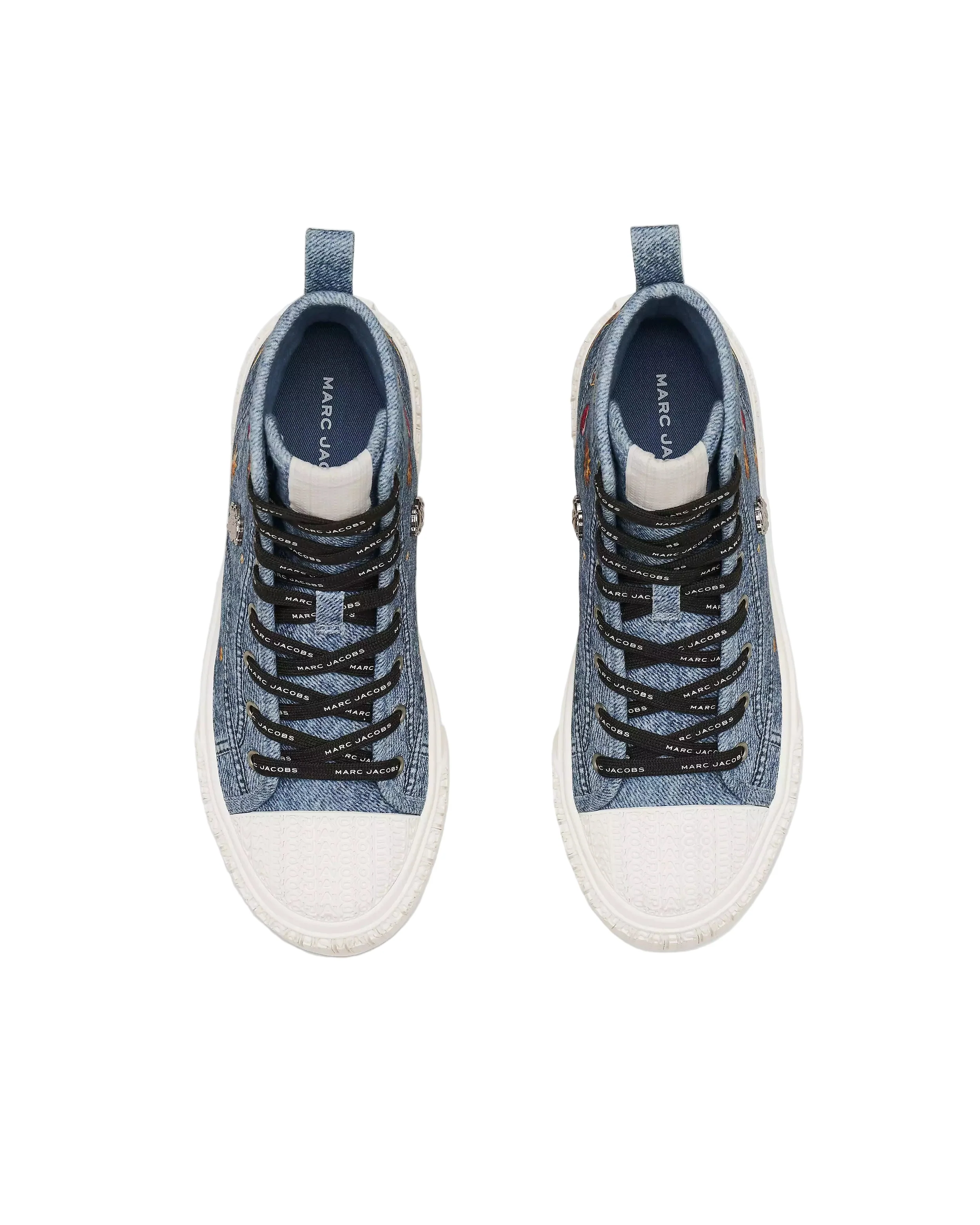 Marc Jacobs Womens The Trinket Charm High Top Sneakers - Image 5