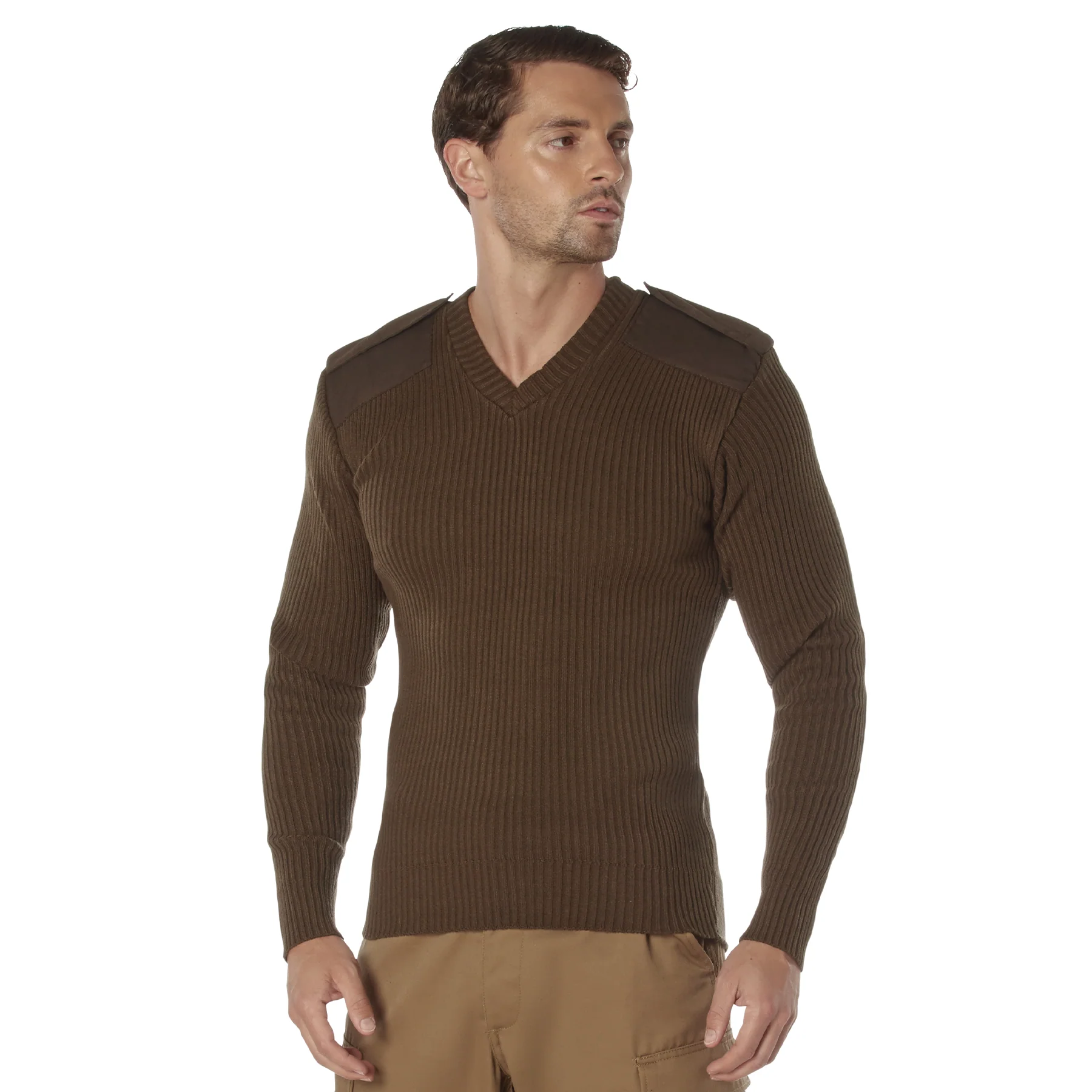 Rothco Men's G.I. Style Acrylic V-Neck Sweater - 2XL - Image 2