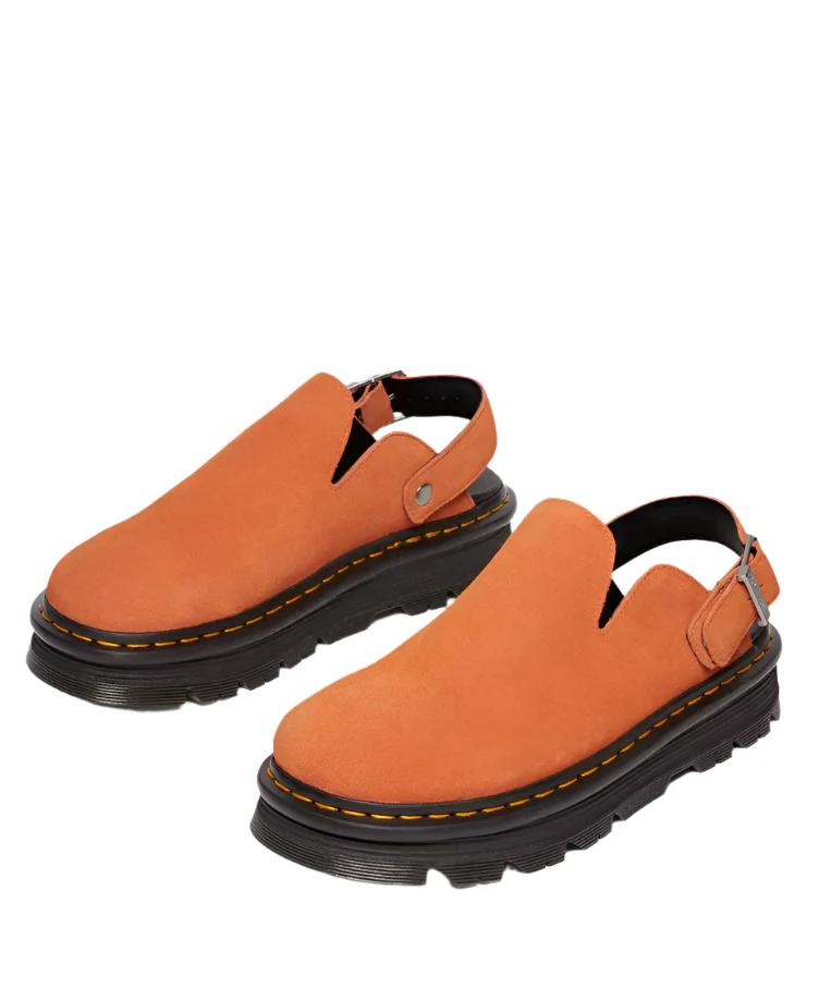 Dr. Martens Zebzag Suede Casual Slingback Platform Mules - Image 4