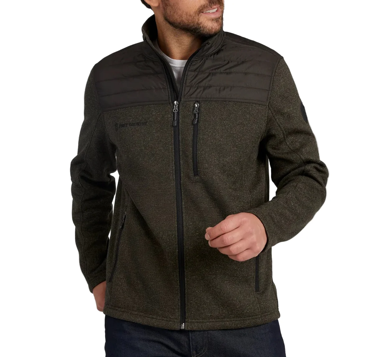 Free People Mens Frore Knit Fleece Jacket - Image 2