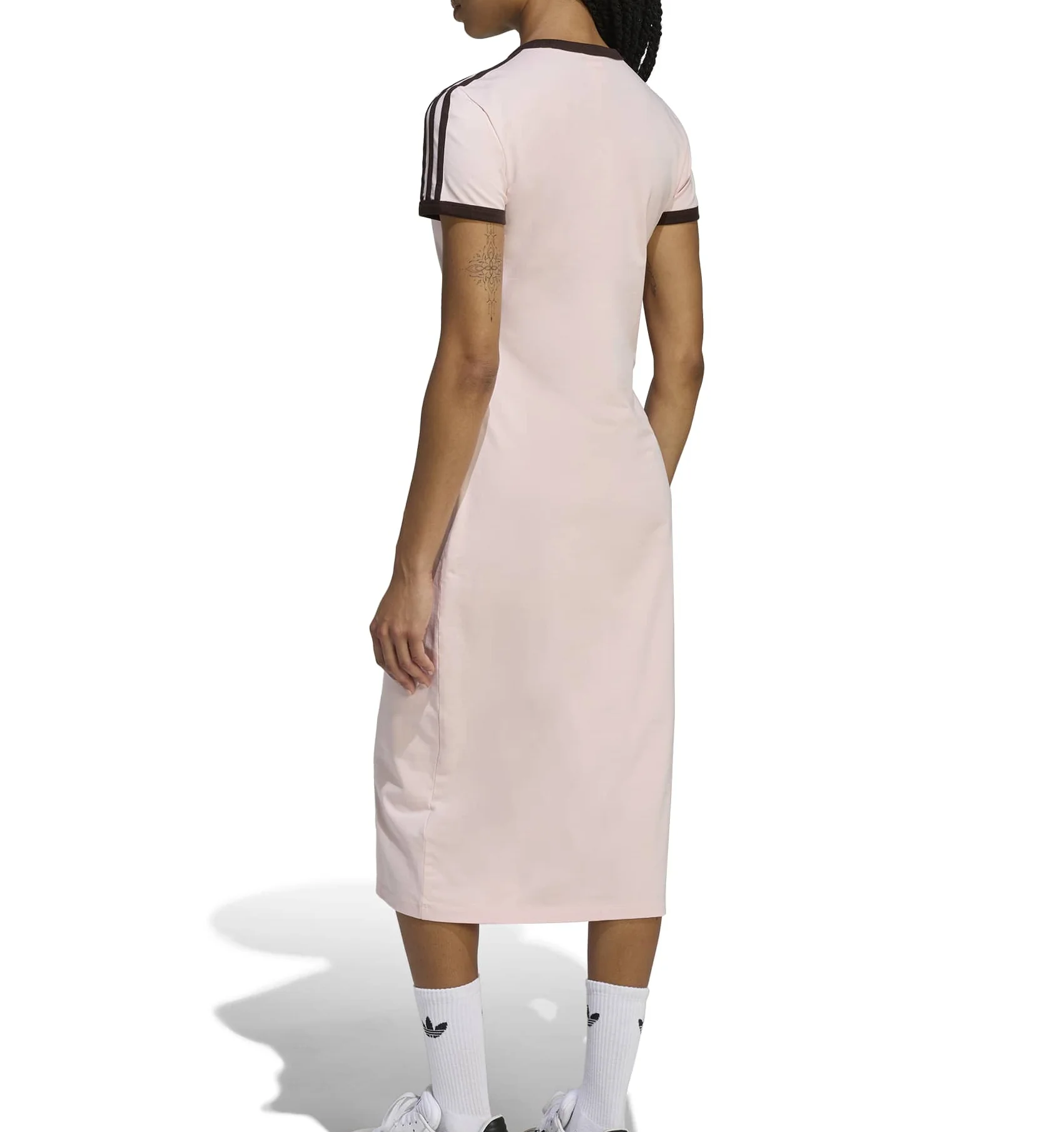 adidas Womens 3 Stripe Dress - Image 3
