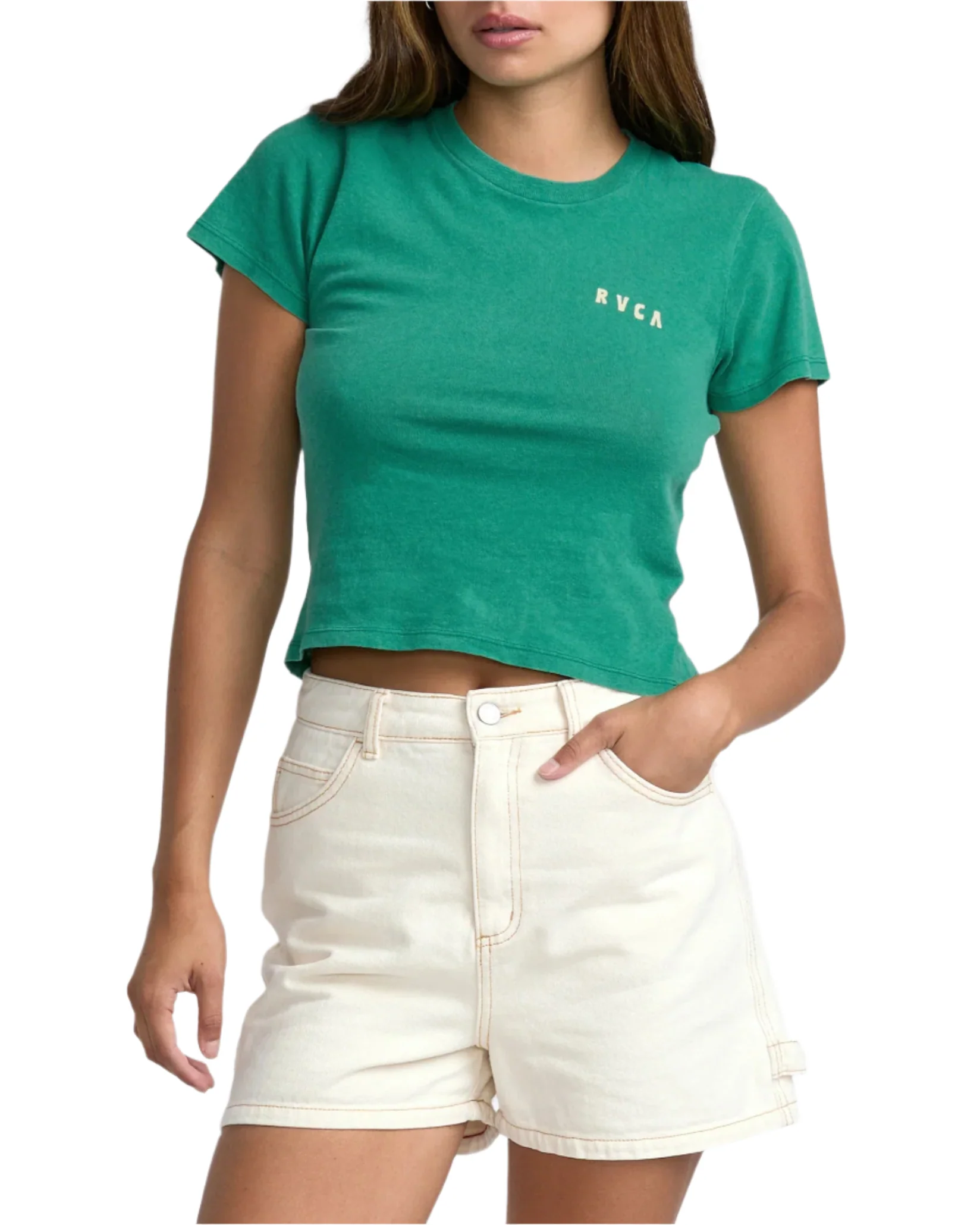 RVCA Womens 411 Short Sleeve T-Shirt - Image 2