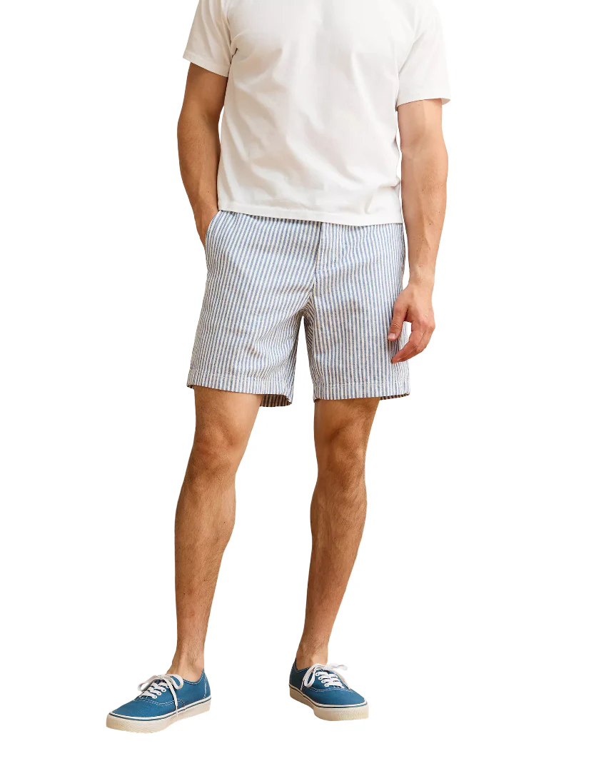 American Eagle Mens AE 7" Flex Lived-In Khaki Shorts - Image 5