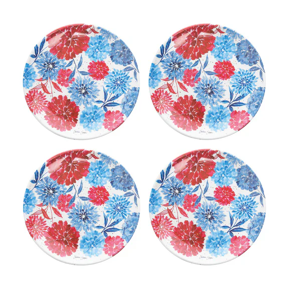 C&F Home 4th of July Dessert Plate - Set of 4