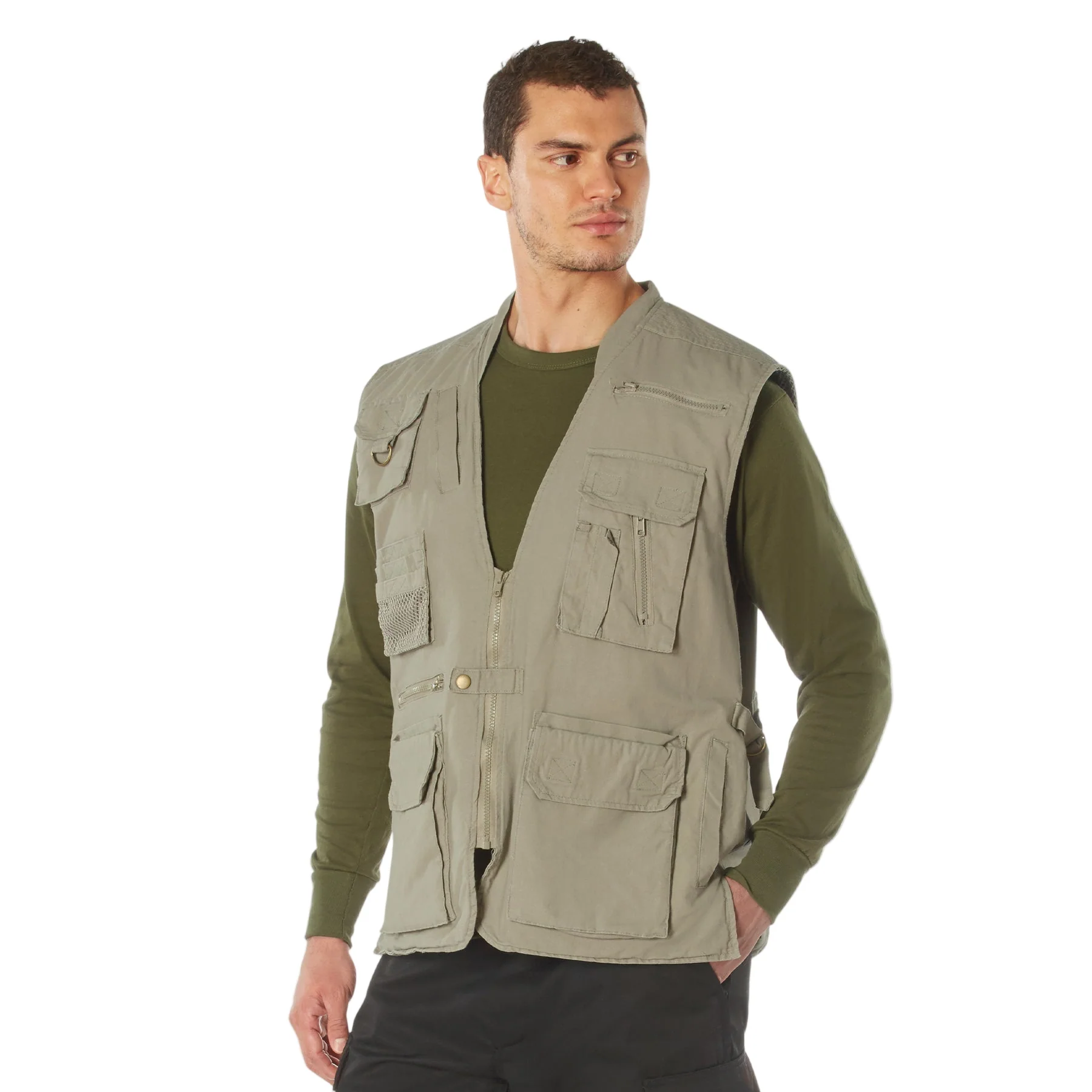 Rothco Men's Deluxe Safari Outback Vest - 4XL - Image 2