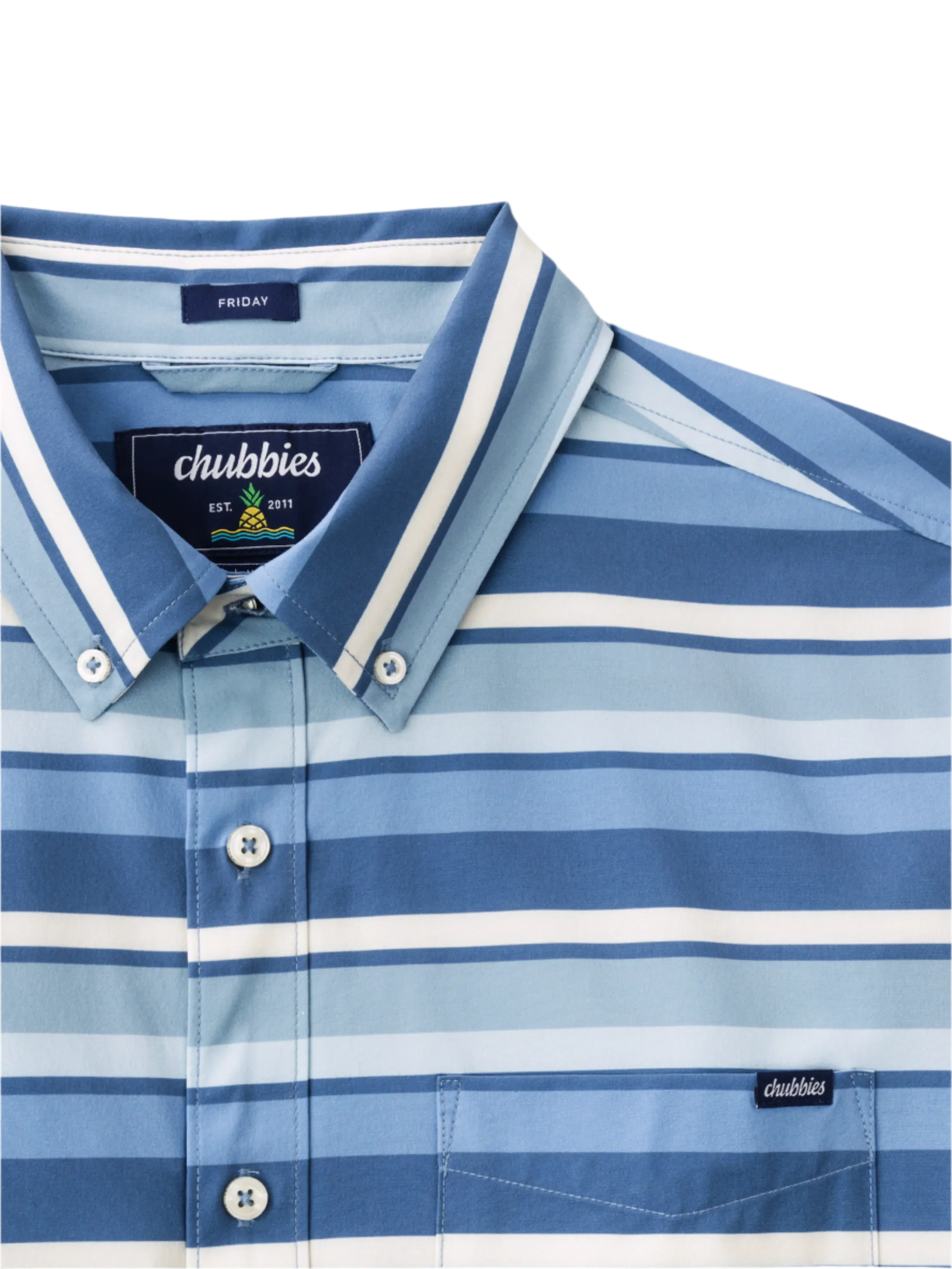 Chubbies Mens The Crosstown Traffic Performance Friday Short Sleeve Shirt - Image 2