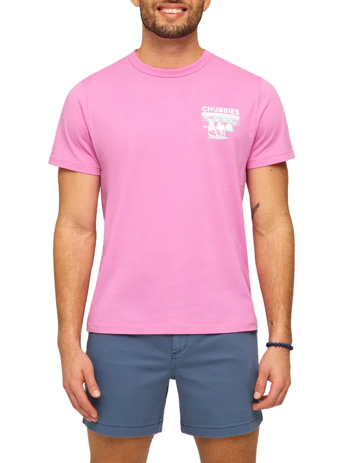 Chubbies Mens The Not Looking Back Short Sleeve T-Shirt - Image 2