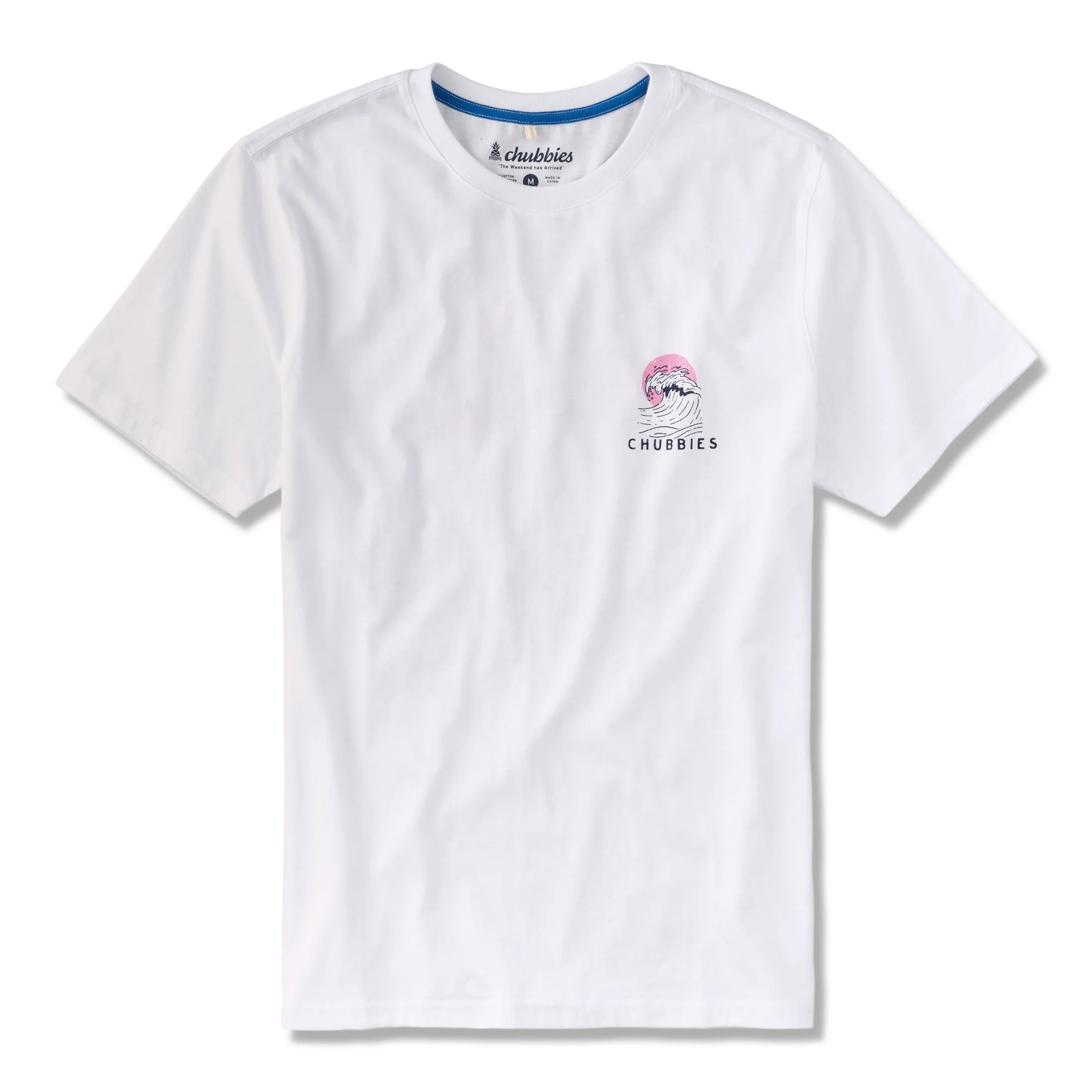Chubbies Mens The Waves Are Calling Short Sleeve T-Shirt - Image 2