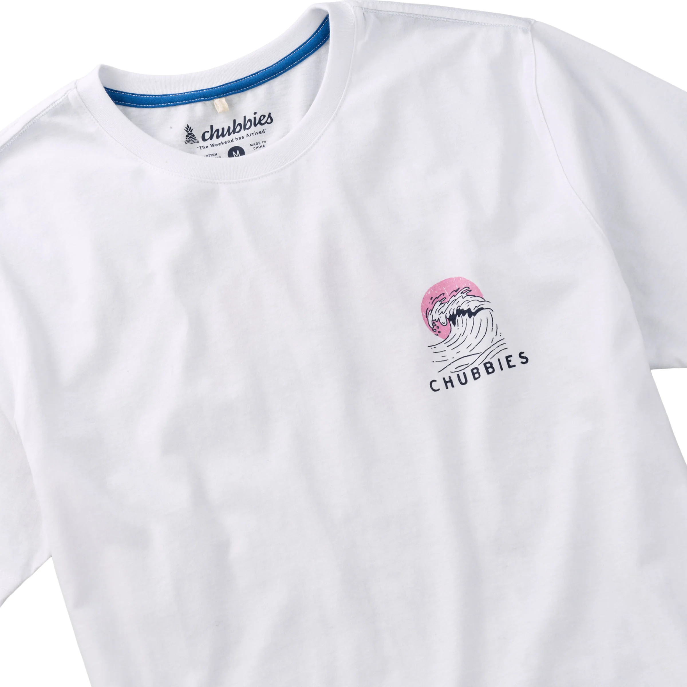 Chubbies Mens The Waves Are Calling Short Sleeve T-Shirt - Image 3