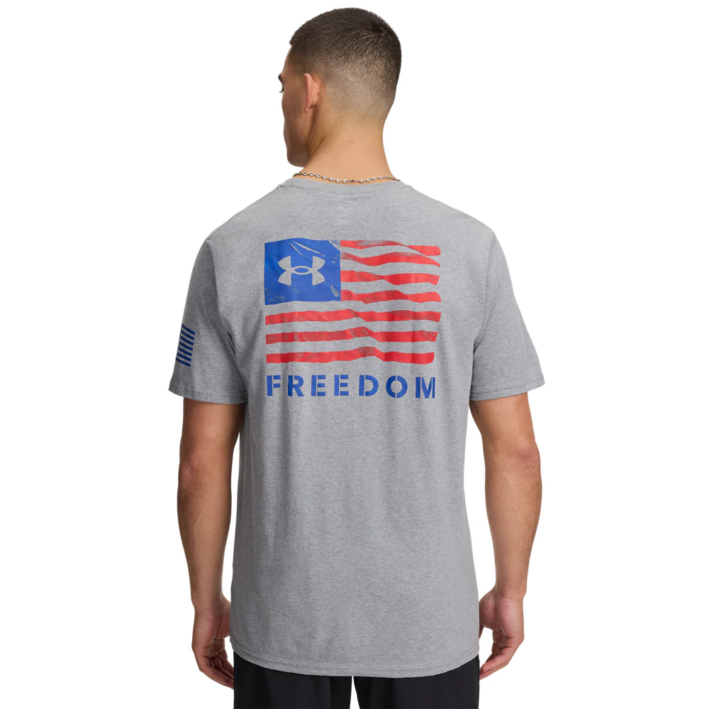 Under Armour Mens UA Freedom Banner Short Sleeve T-Shirt - Image 2