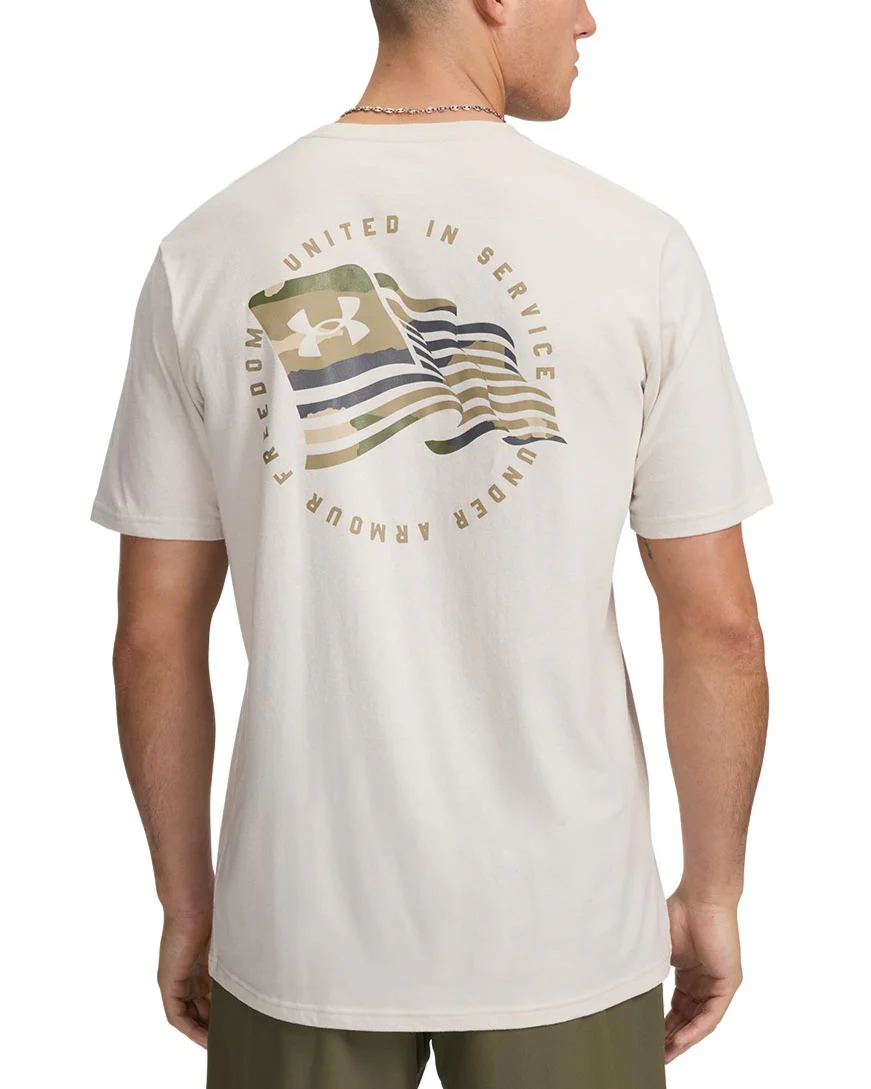 Under Armour Mens UA Freedom Service Short Sleeve T-Shirt - Image 2