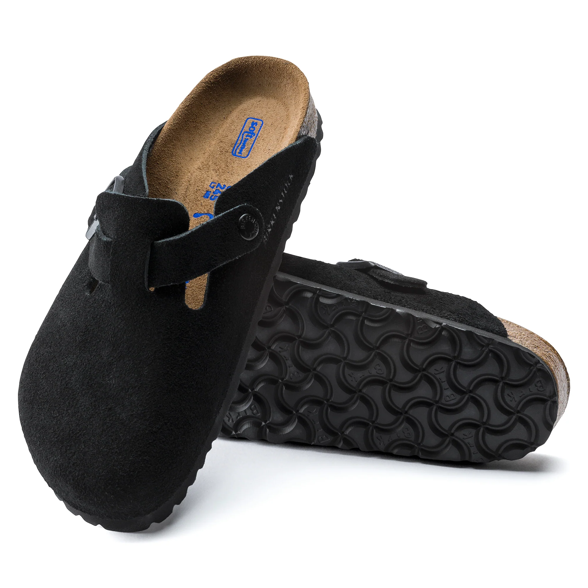 Birkenstock Boston Soft Footbed Suede Leather Clogs - Narrow - Image 3