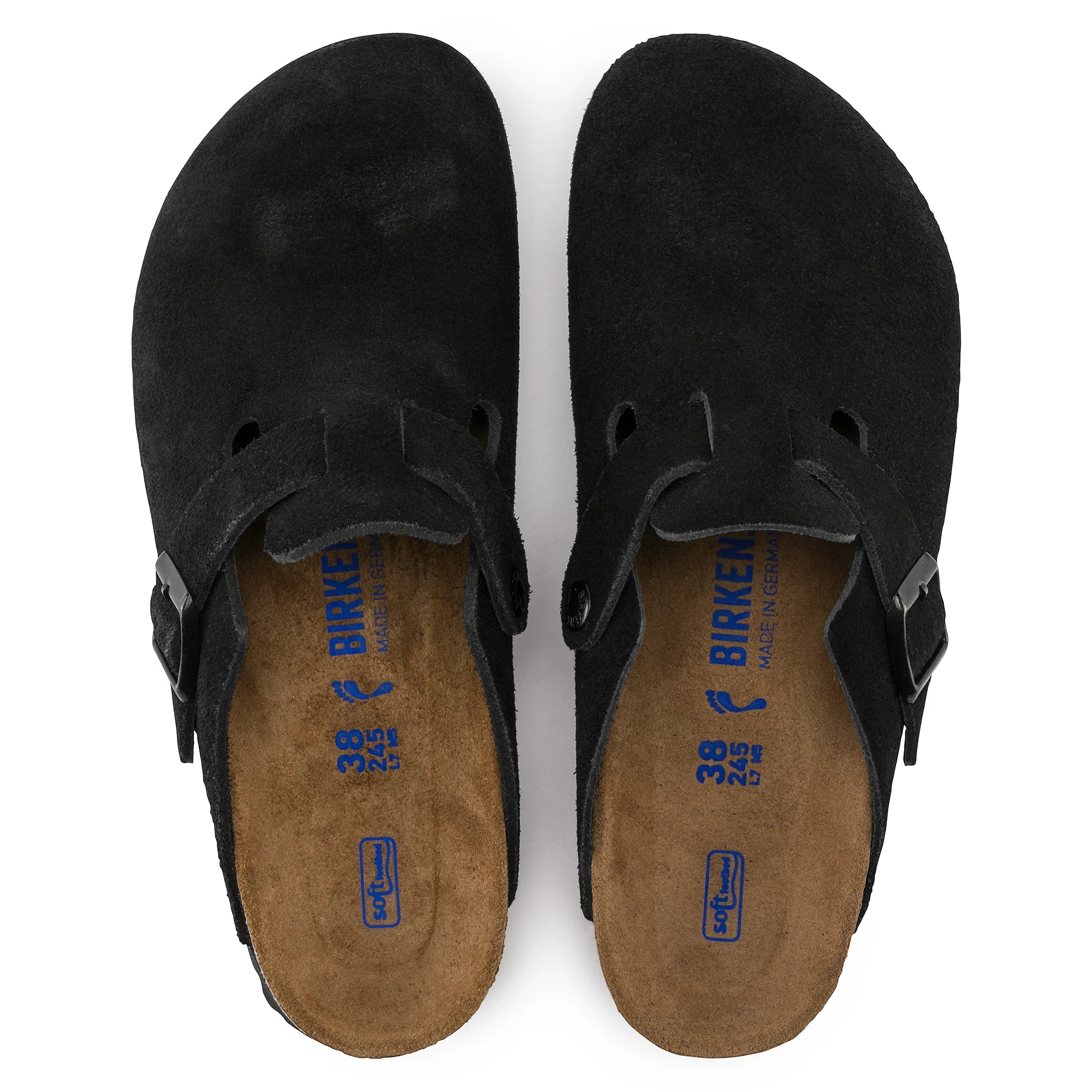 Birkenstock Boston Soft Footbed Suede Leather Clogs - Narrow - Image 4