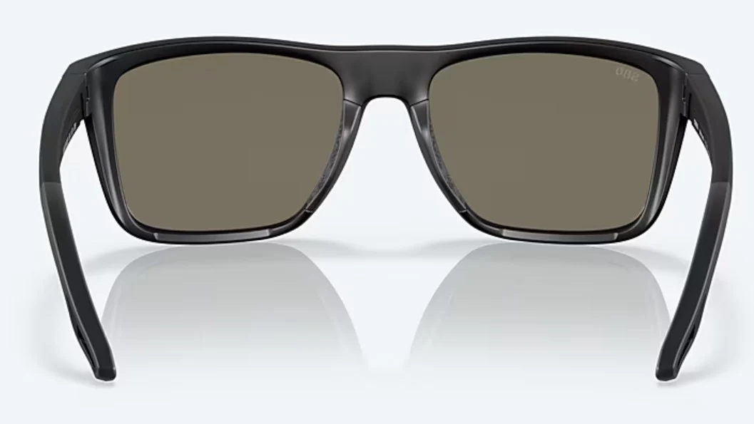 Costa Del Mar Mens Matte Black Frames - Blue Mirror Lenses - Polarized Sunglasses - Image 4