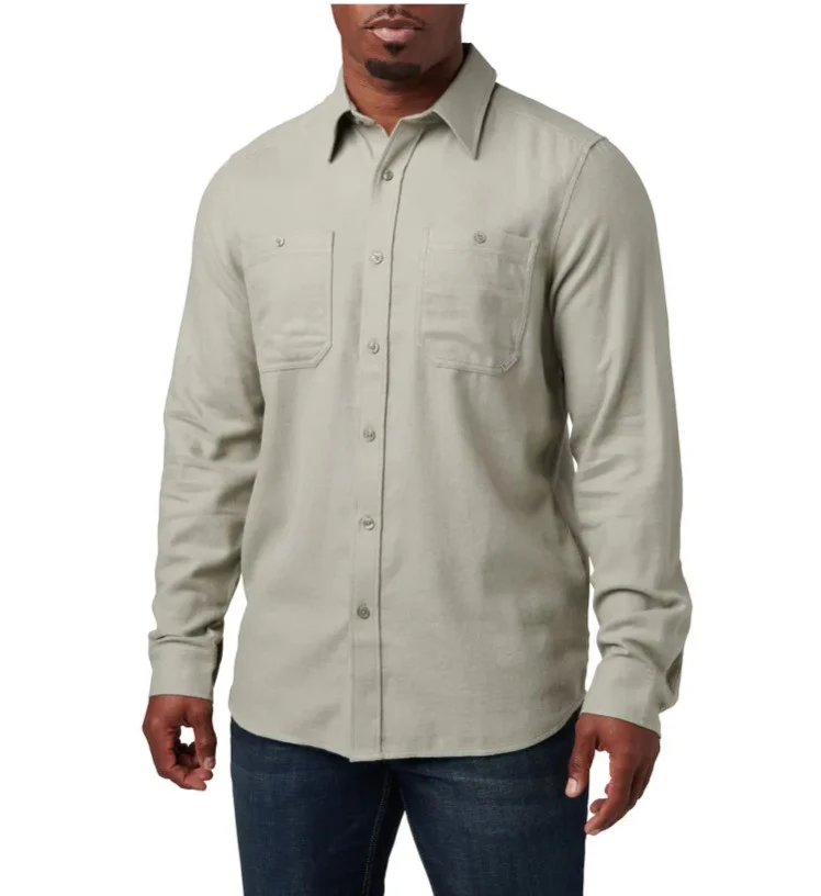 5.11 Mens Silverwood Solid Flannel