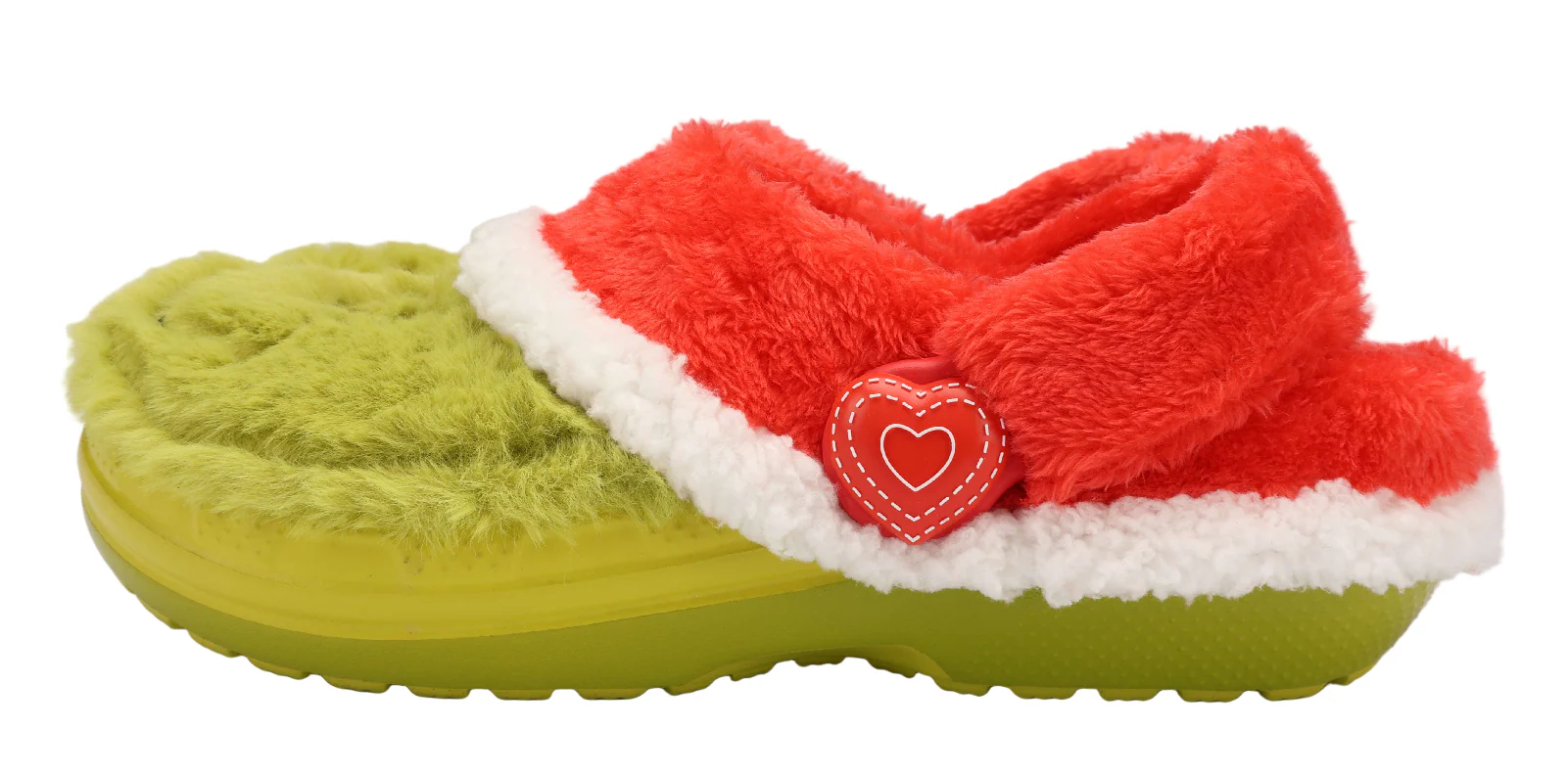Crocs Kids The Grinch Classic Lined Slipper Clogs - Image 2